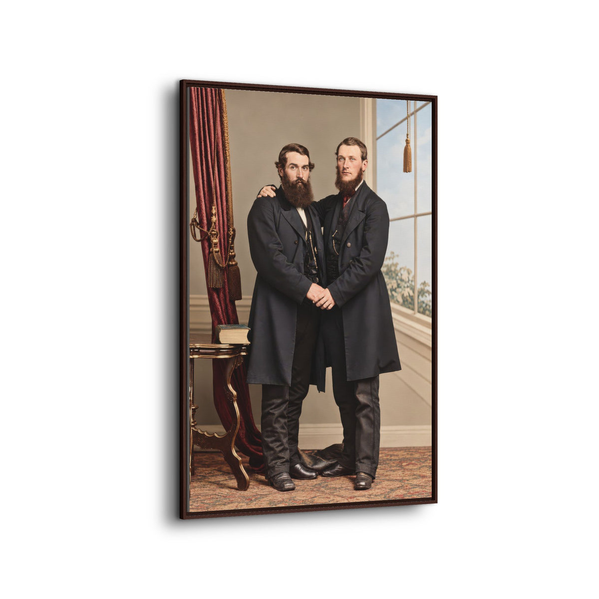 paire 022 | Framed Vintage Photo - Matte Canvas