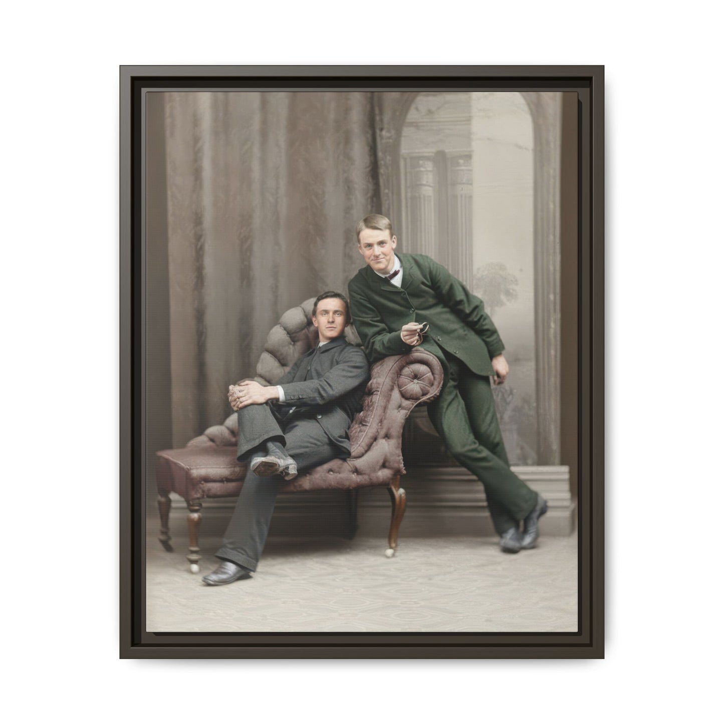 paire 148 | Framed Vintage Photo - Matte Canvas