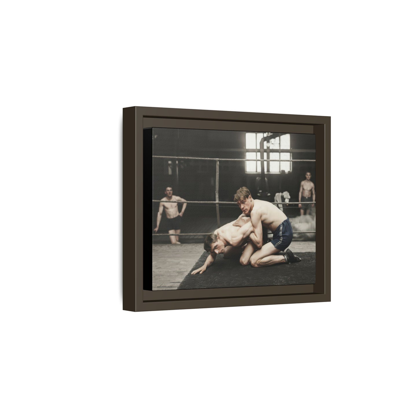 athlétisme 005 | Framed Vintage Photo - Matte Canvas