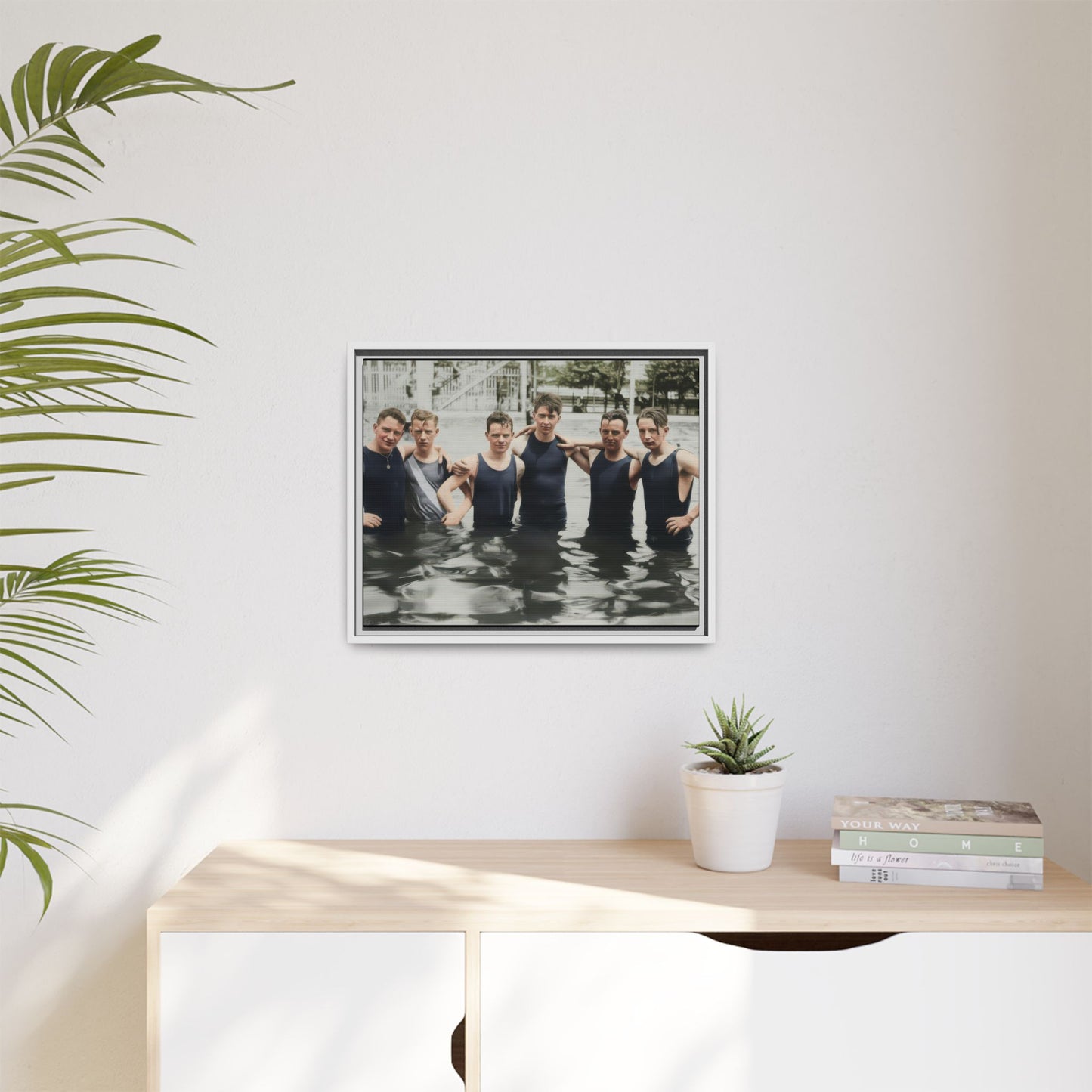 nager 042 | Framed Vintage Photo - Matte Canvas