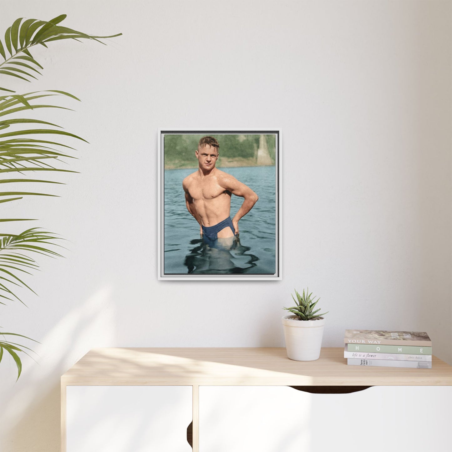 nager 027 | Framed Vintage Photo - Matte Canvas
