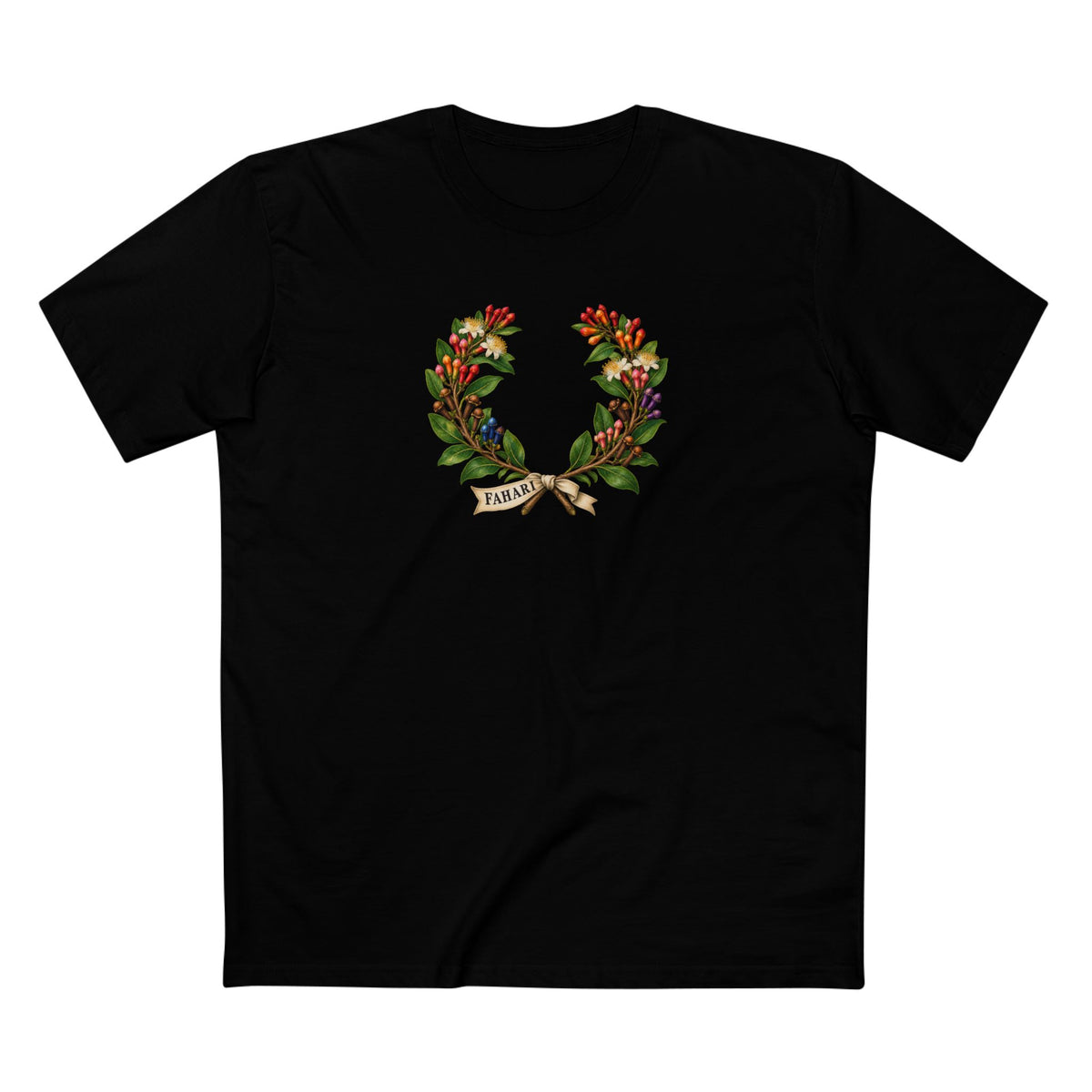 Tanzanian Clove Fahari Pride T-Shirt | Swahili Laurel Wreath Tee