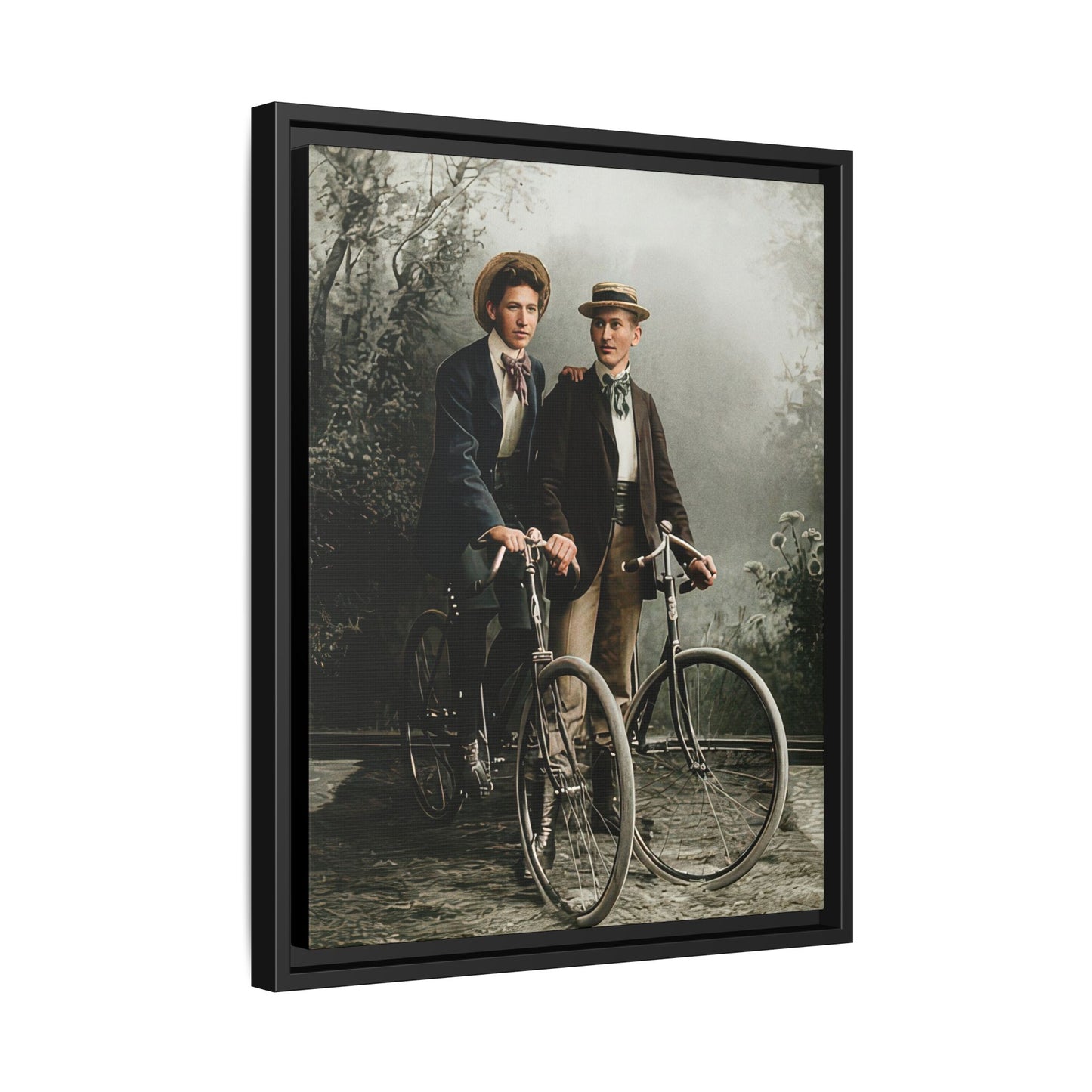 athlétisme 018 | Framed Vintage Photo - Matte Canvas