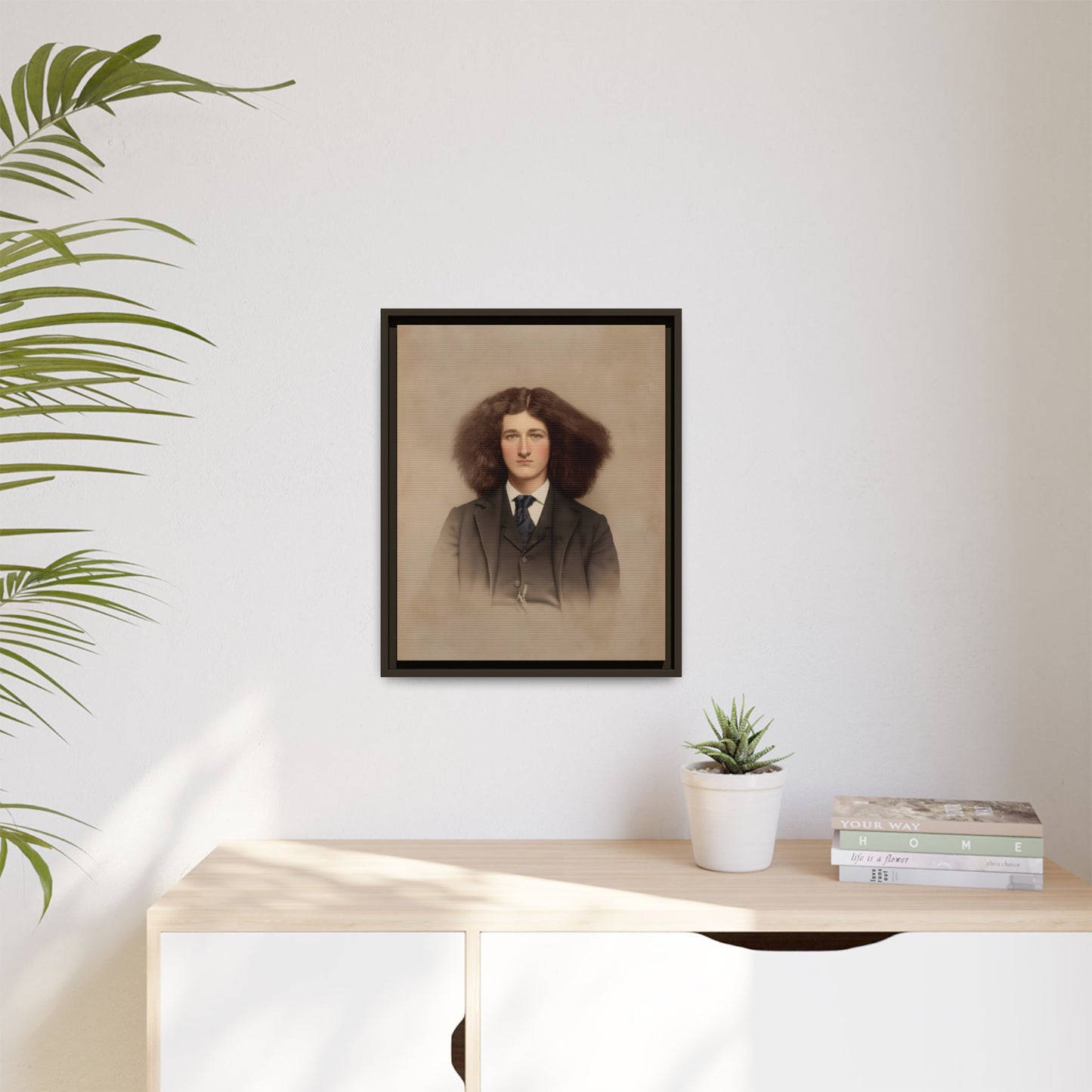 celibataire 033 | Framed Vintage Photo - Matte Canvas