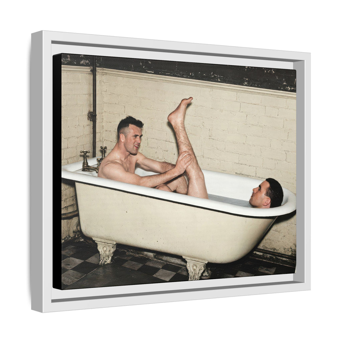 paire 162 | Framed Vintage Photo - Matte Canvas