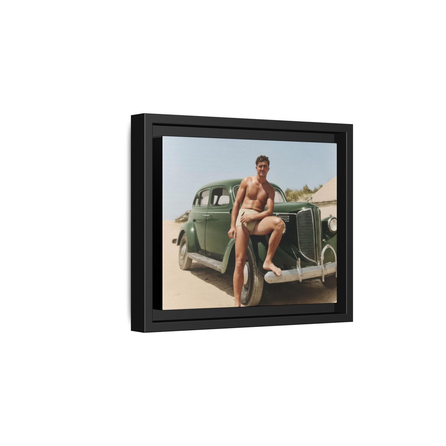 nager 022 | Framed Vintage Photo - Matte Canvas