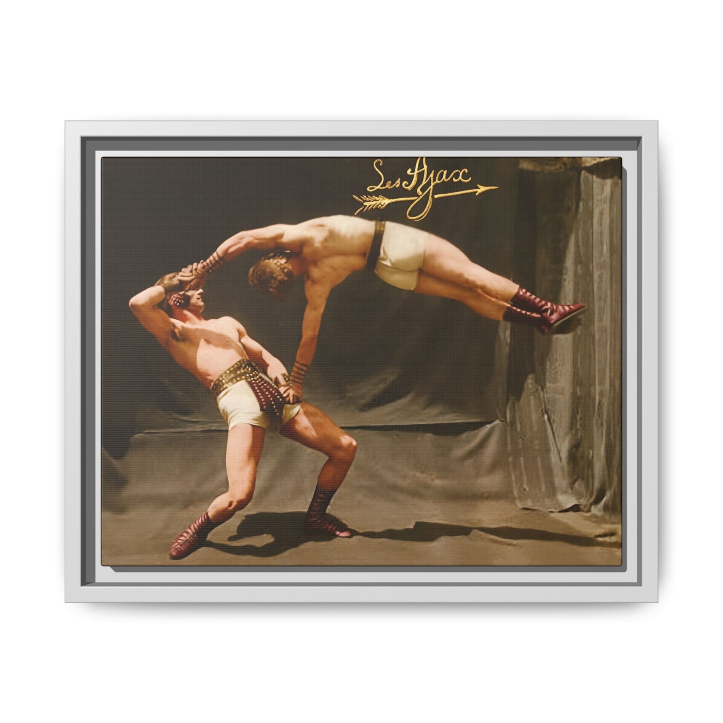 athlétisme 013 | Framed Vintage Photo - Matte Canvas