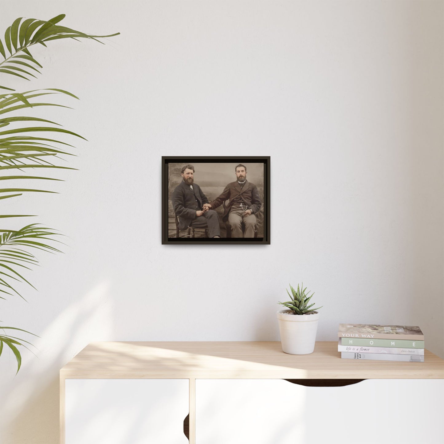 paire 110 | Framed Vintage Photo - Matte Canvas