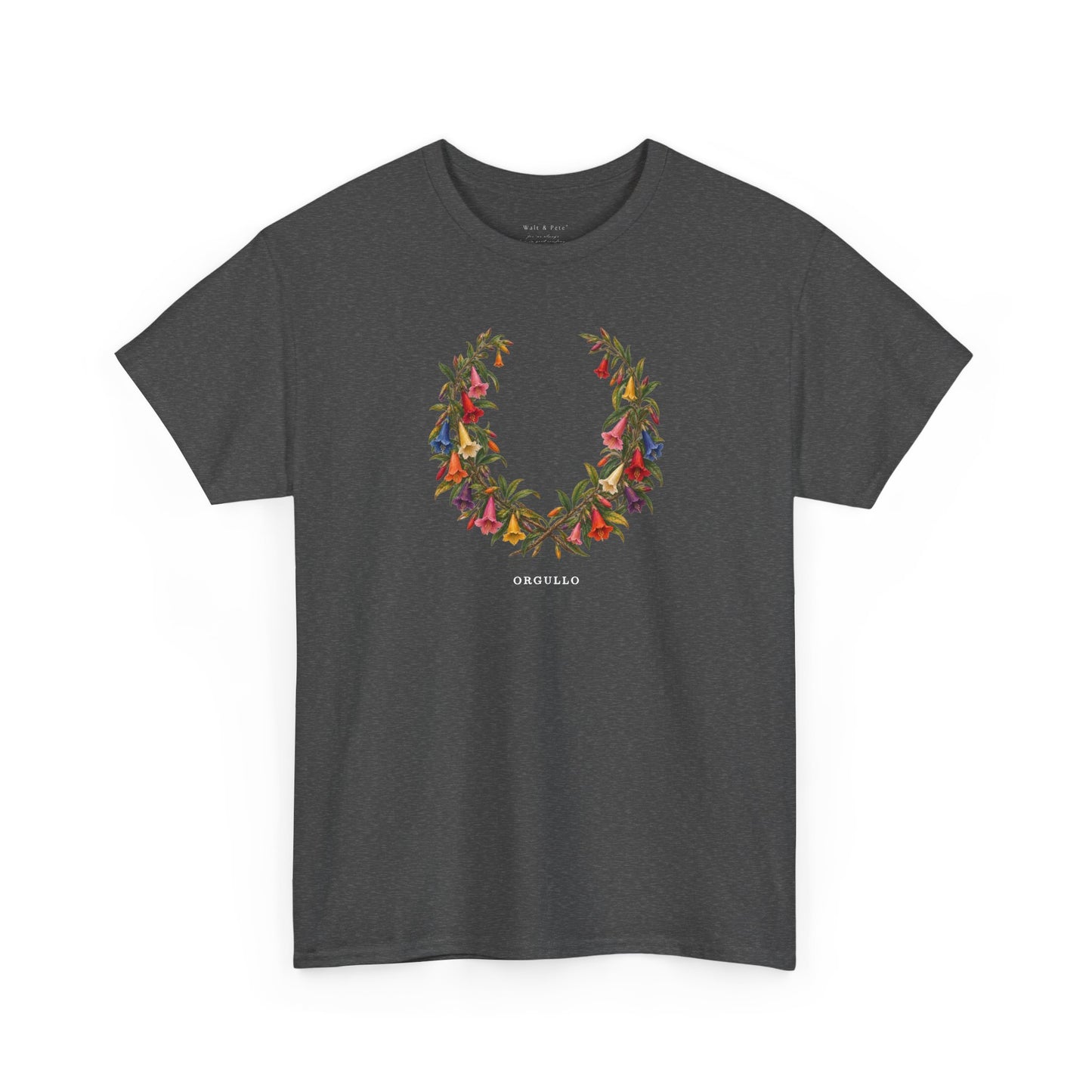 Orgullo Cantuta Pride T-Shirt | Peruvian Botanical LGBTQ+ Tee