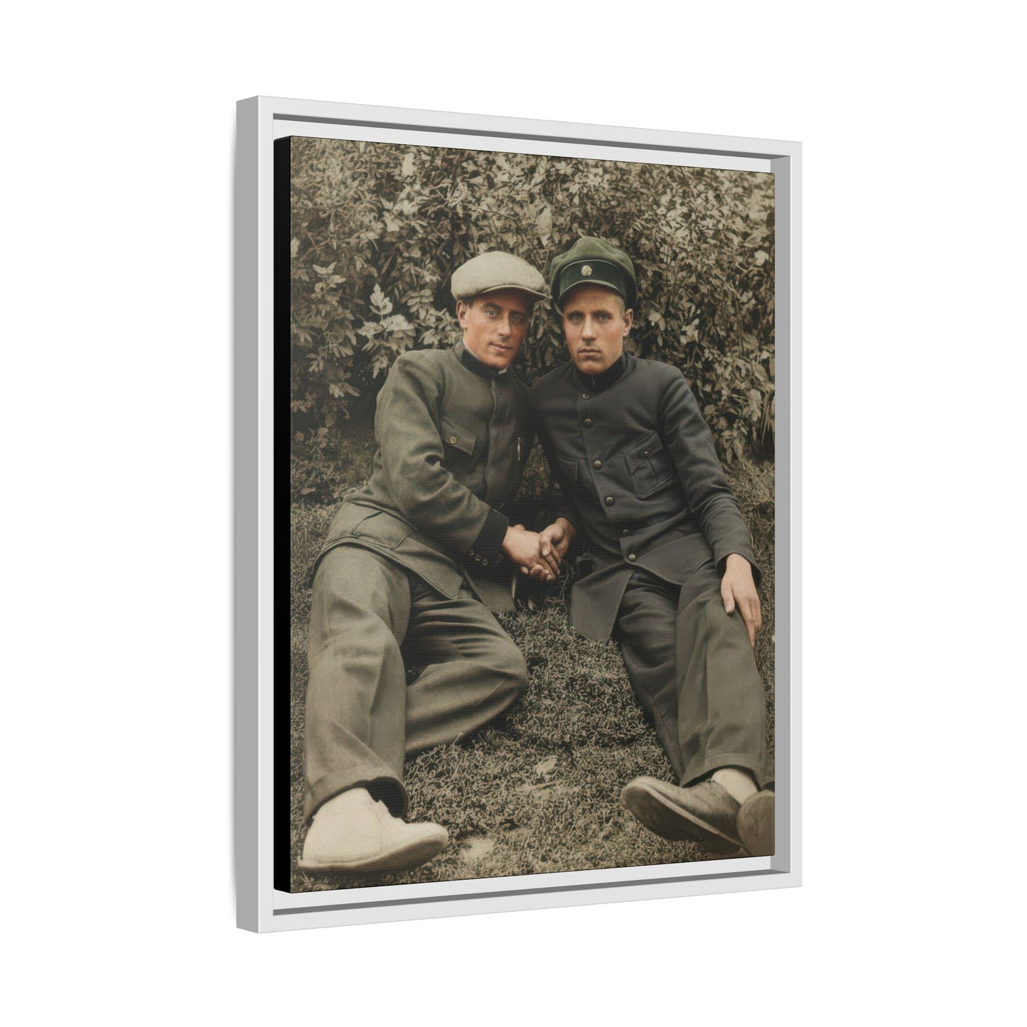 paire 127 | Framed Vintage Photo - Matte Canvas