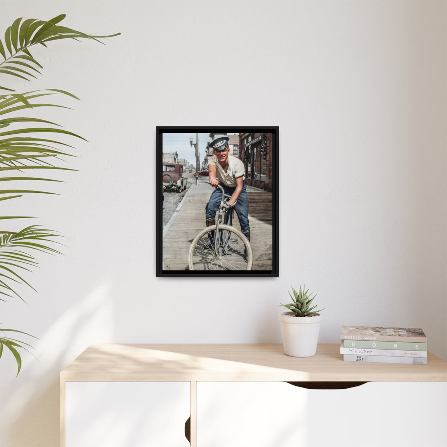 celibataire 007 | Framed Vintage Photo - Matte Canvas