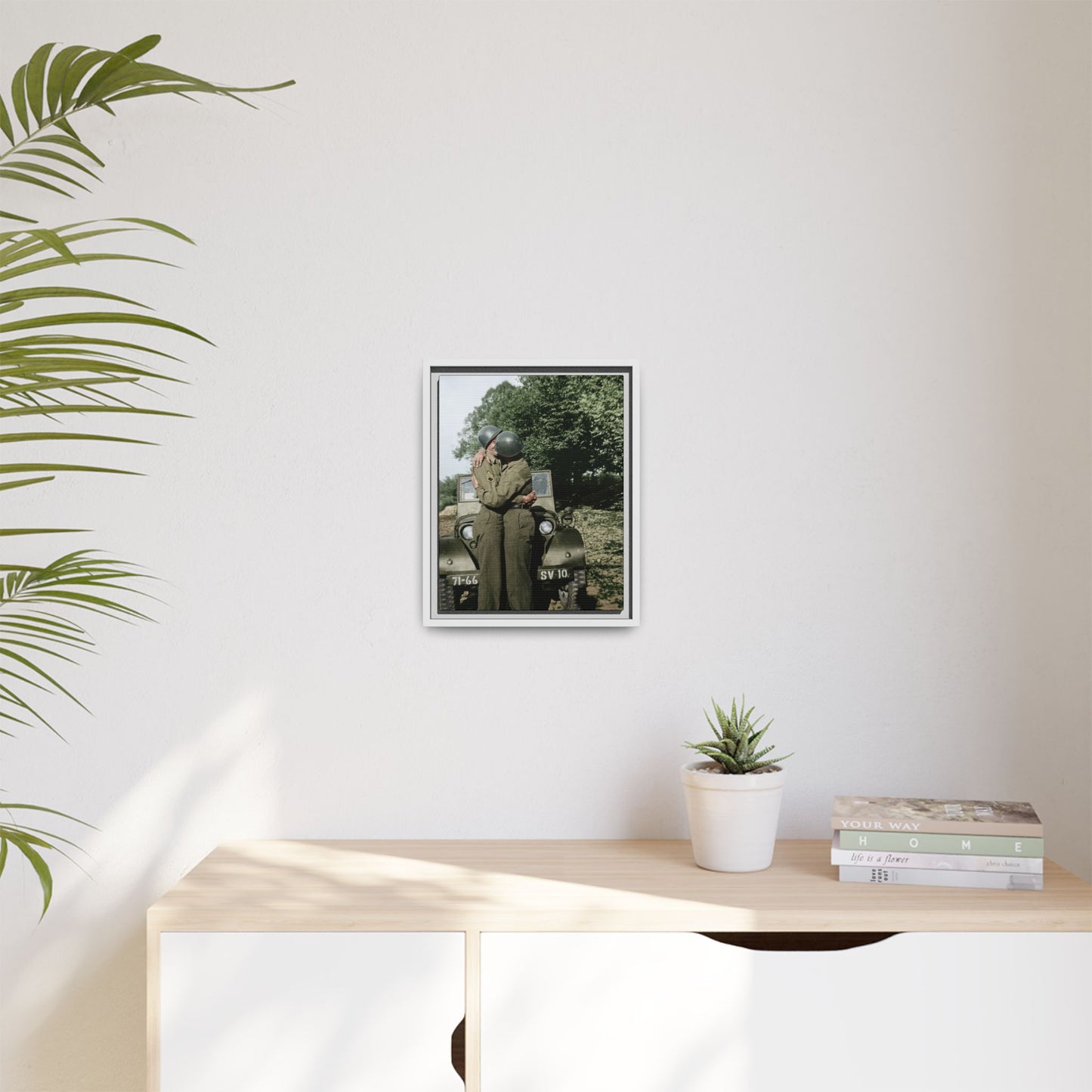 paire 065 | Framed Vintage Photo - Matte Canvas