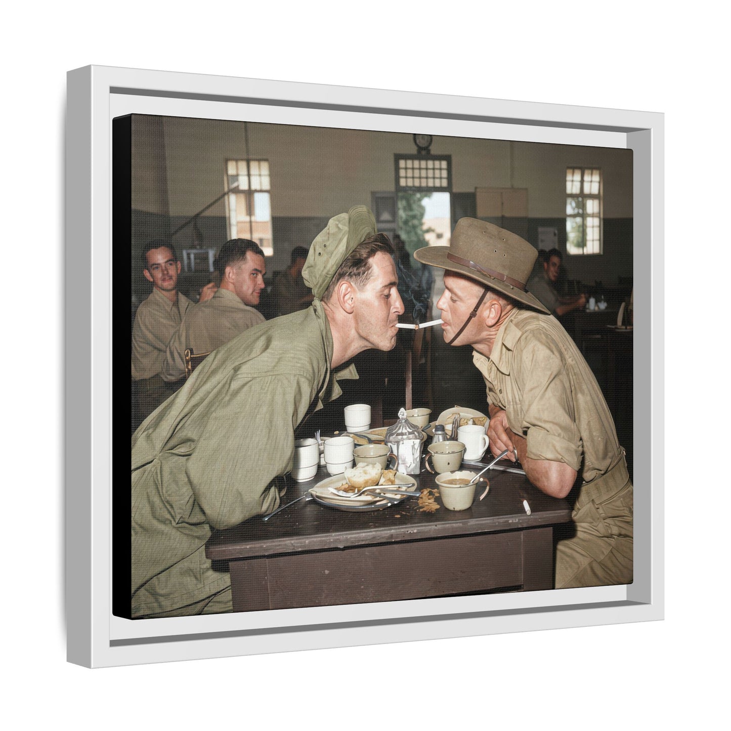 paire 143 | Framed Vintage Photo - Matte Canvas