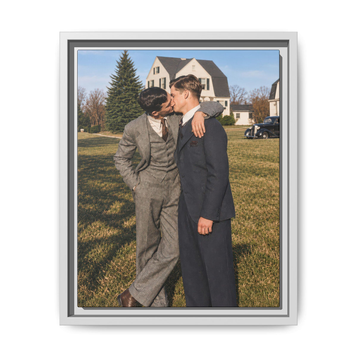 archival vintage photo canvas wall art from Ephemera of Us collection