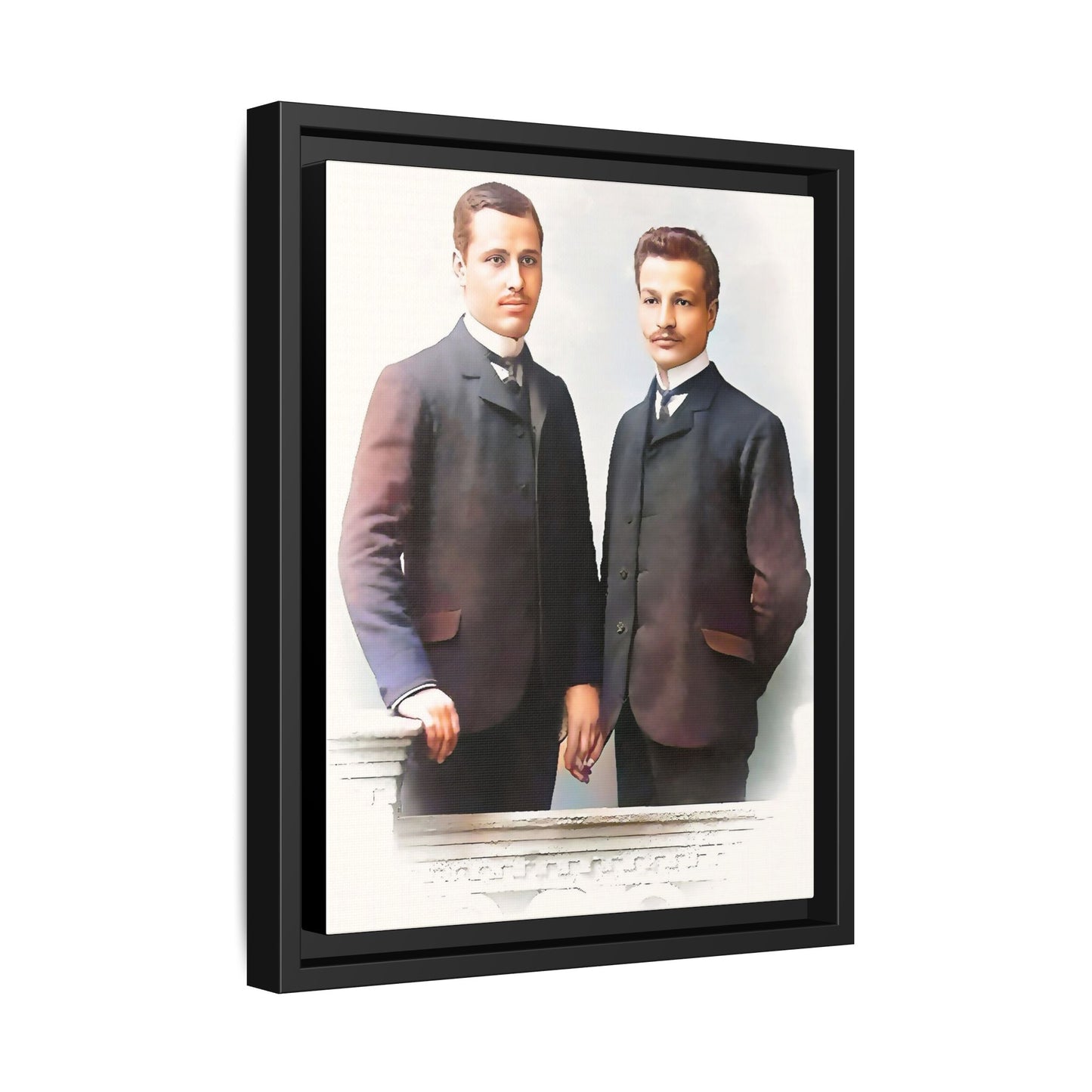 paire 012 | Framed Vintage Photo - Matte Canvas