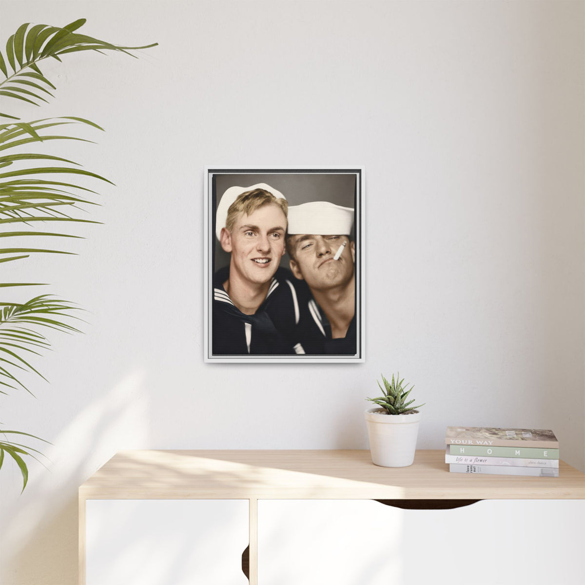 paire 153 | Framed Vintage Photo - Matte Canvas