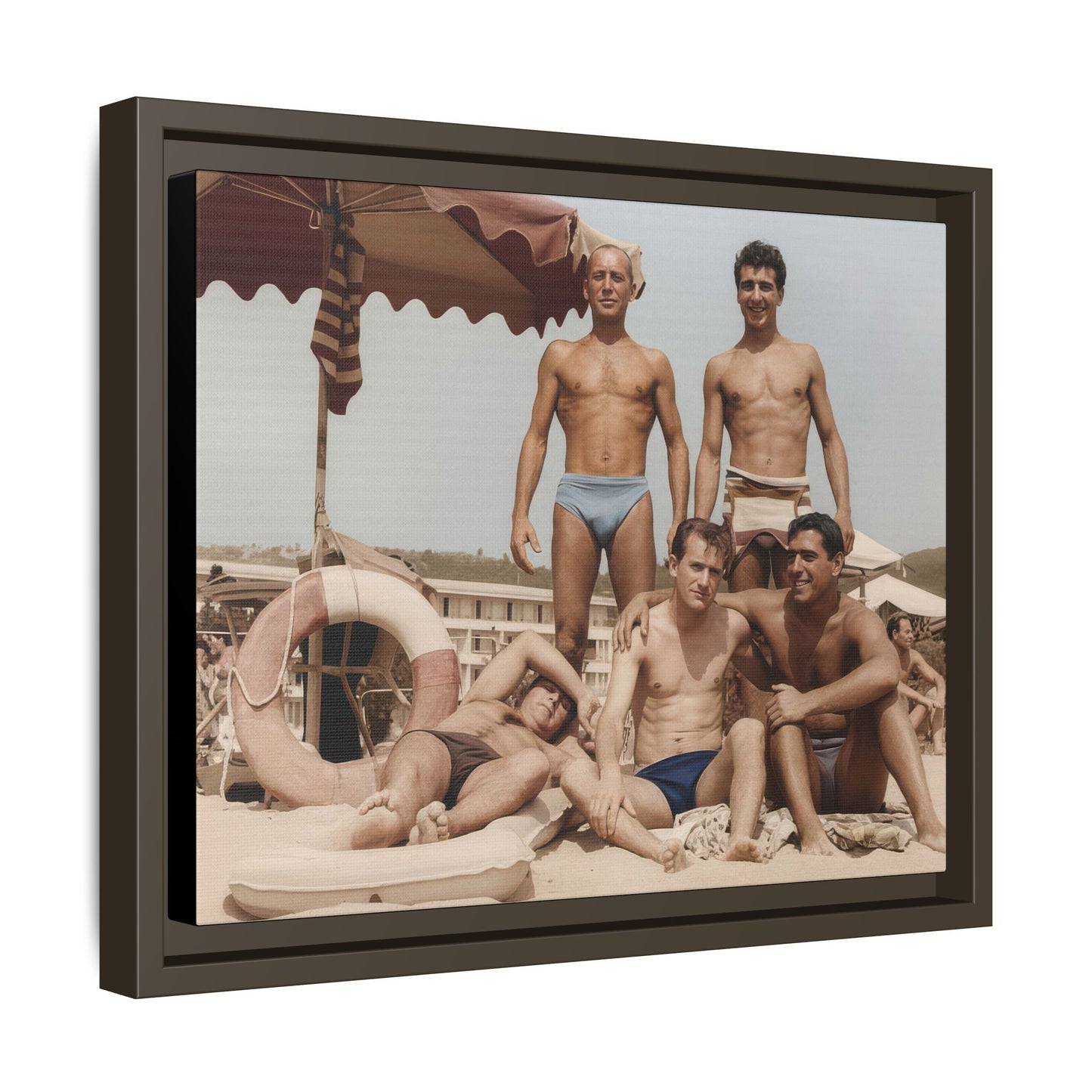 nager 033 | Framed Vintage Photo - Matte Canvas