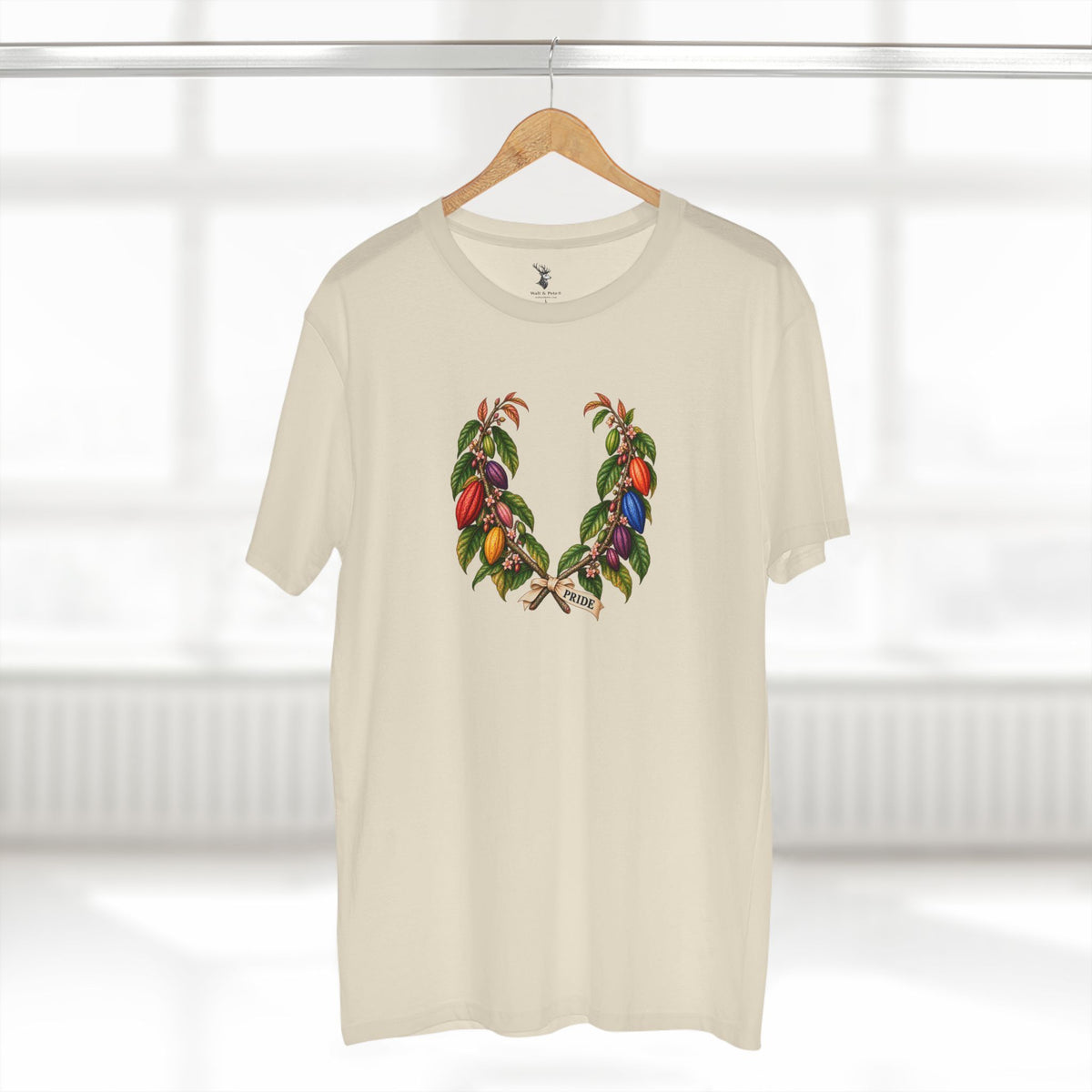 Ghanaian Cocoa Pride T-Shirt — LGBTQ+ Laurel Wreath