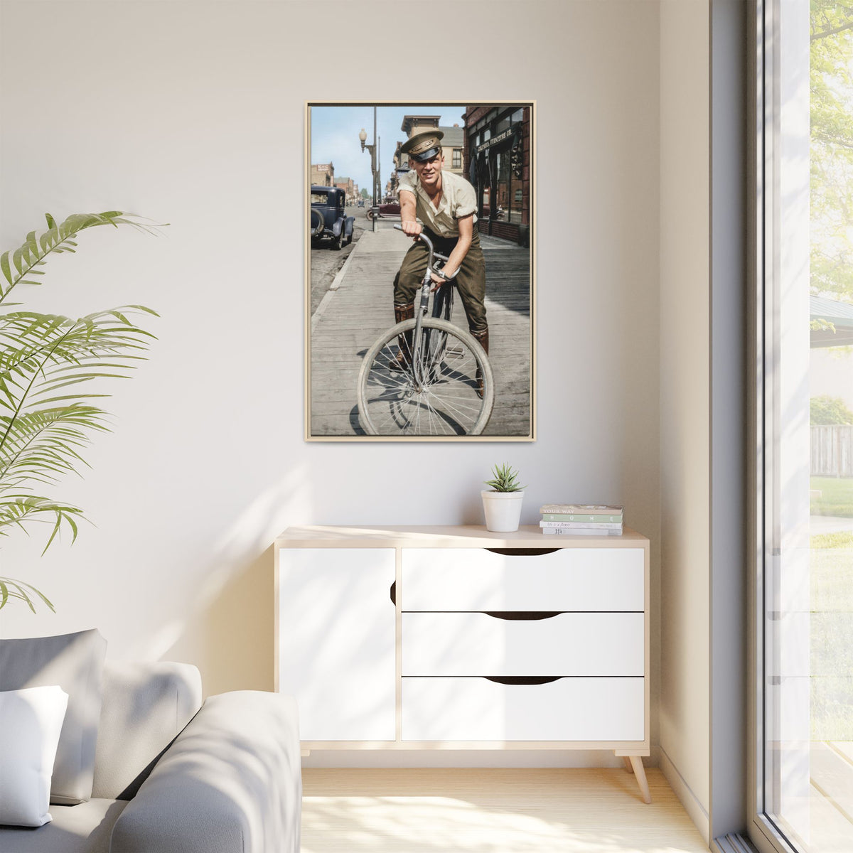 celibataire 007 | Framed Vintage Photo - Matte Canvas