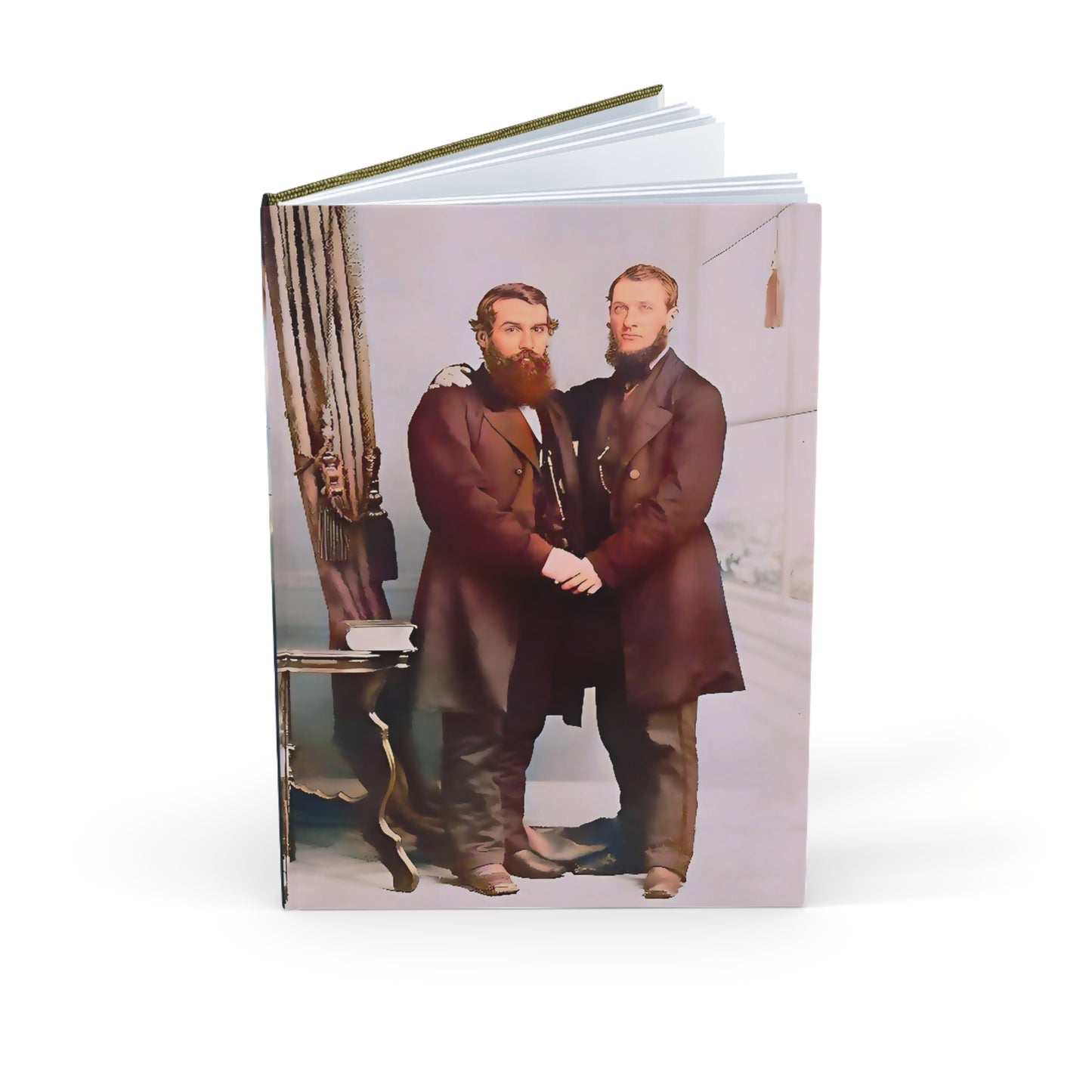 paire 022 | Hardcover Journal Gay Mormon Wedding Present Husbands Gift Couple Boyfriend LGBTQ Queer