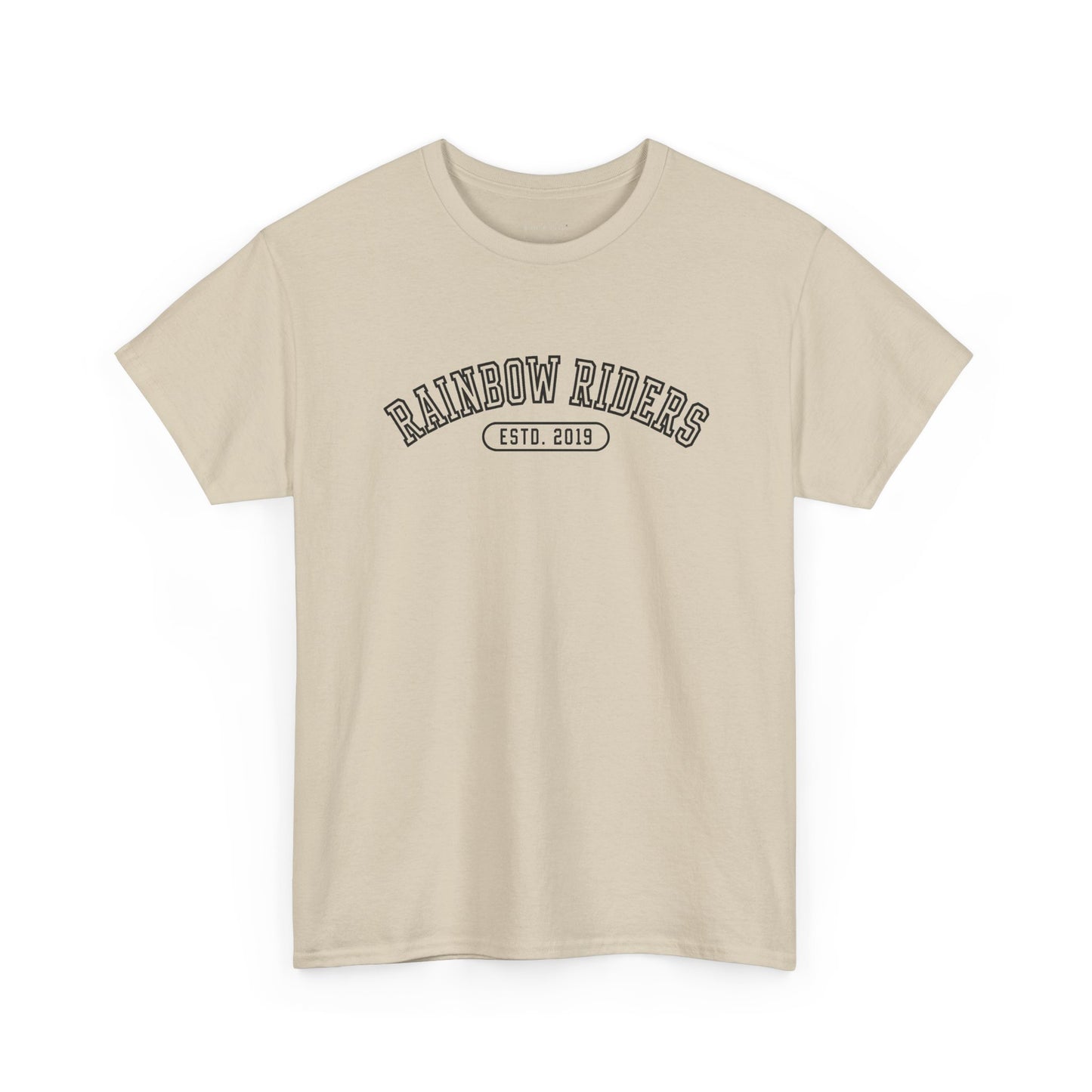 Rainbow Riders Collegiate T-Shirt | Est. 2019 LGBTQ+ Pride Tee