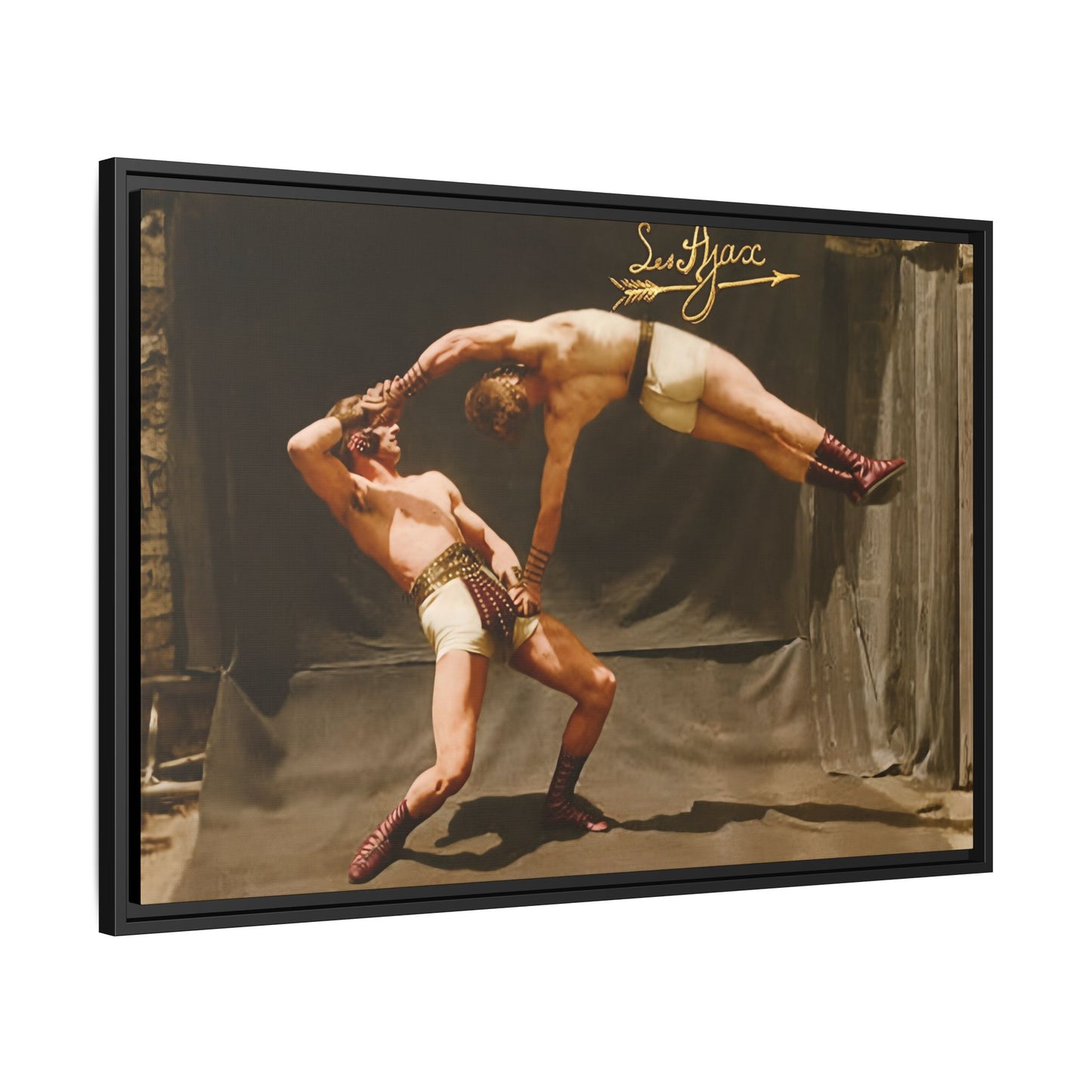 athlétisme 013 | Framed Vintage Photo - Matte Canvas