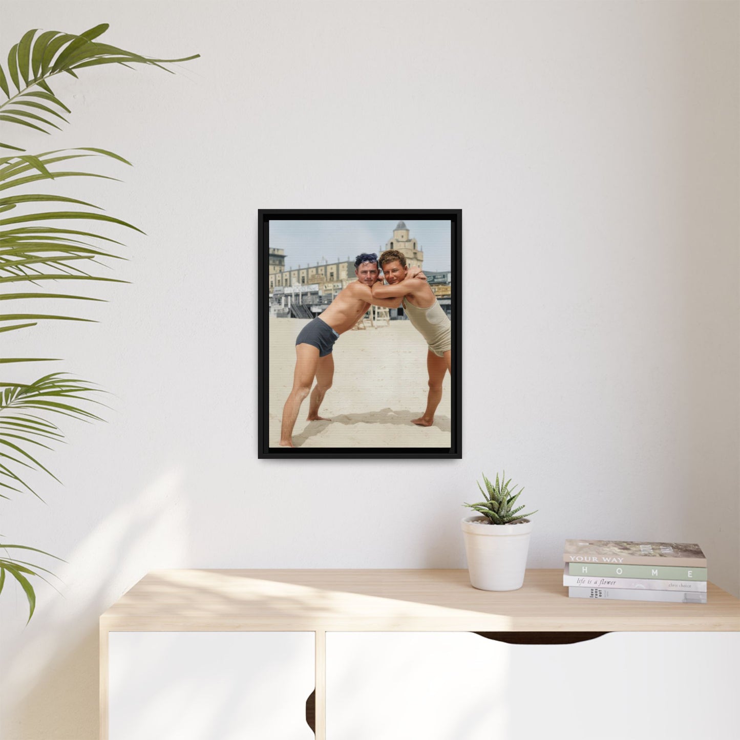 nager 014 | Framed Vintage Photo - Matte Canvas