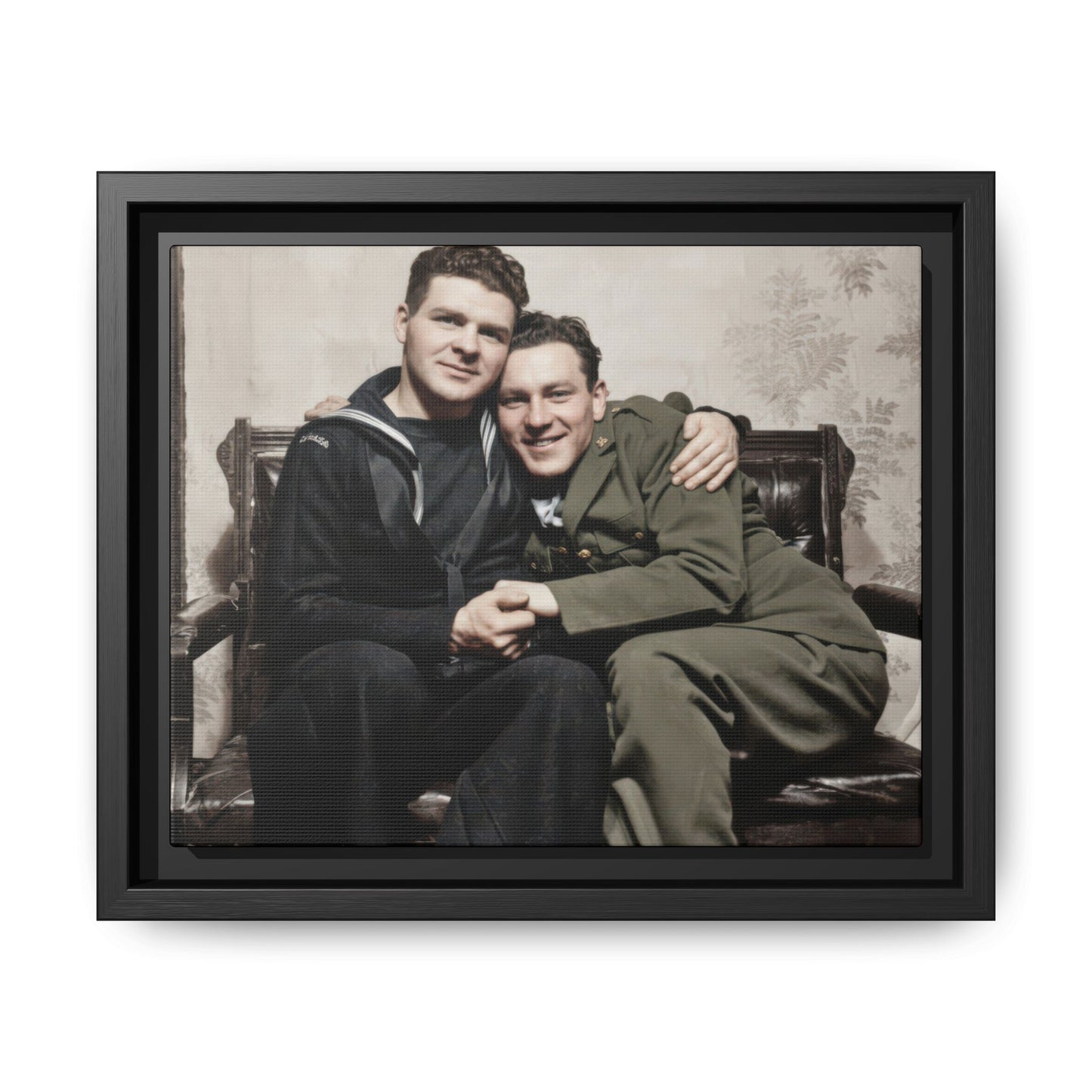 paire 087 | Framed Vintage Photo - Matte Canvas