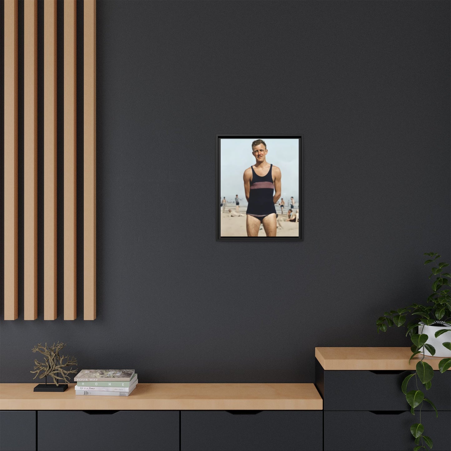 nager 023 | Framed Vintage Photo - Matte Canvas