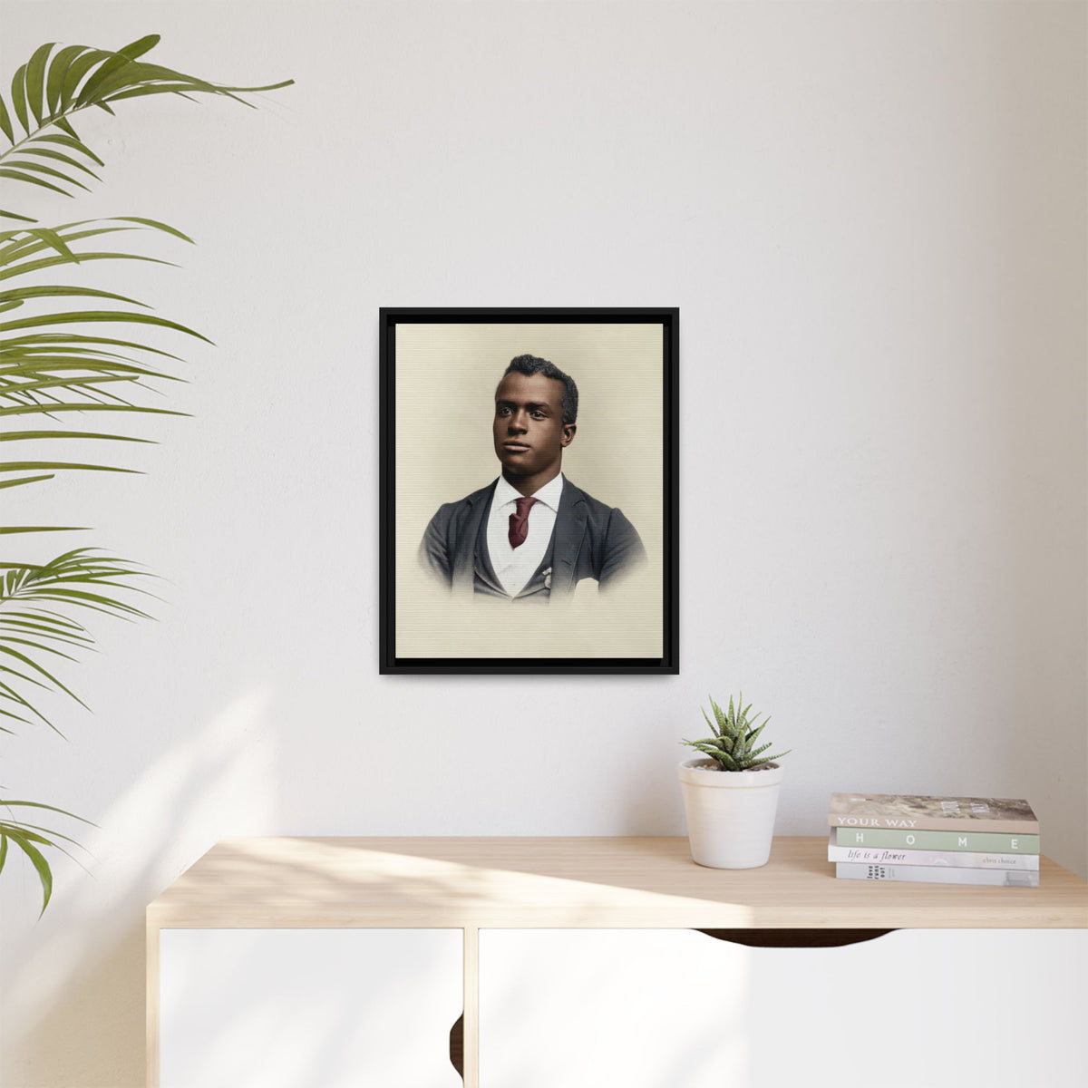 celibataire 027 | Framed Vintage Photo - Matte Canvas