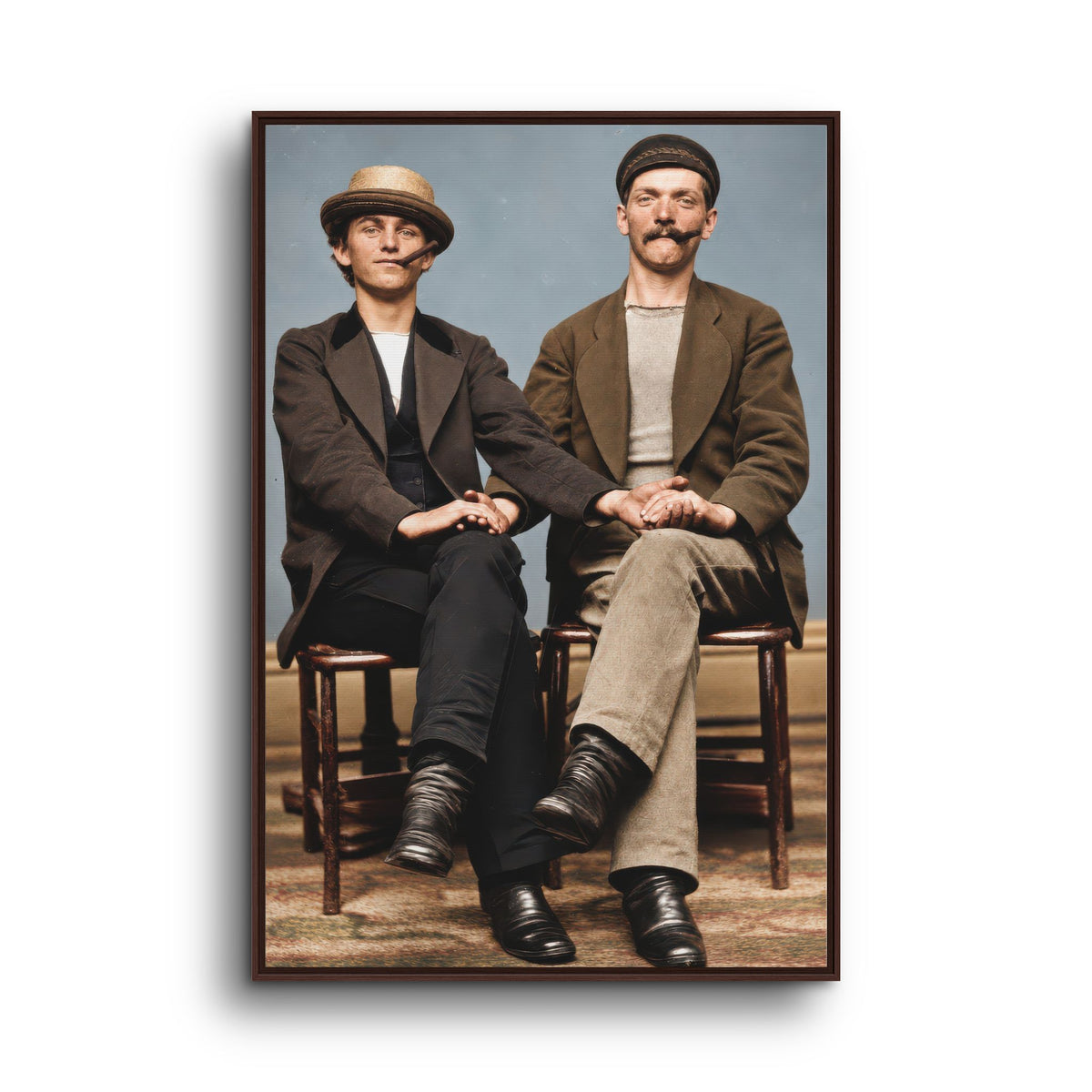 paire 170 | Framed Vintage Photo - Matte Canvas