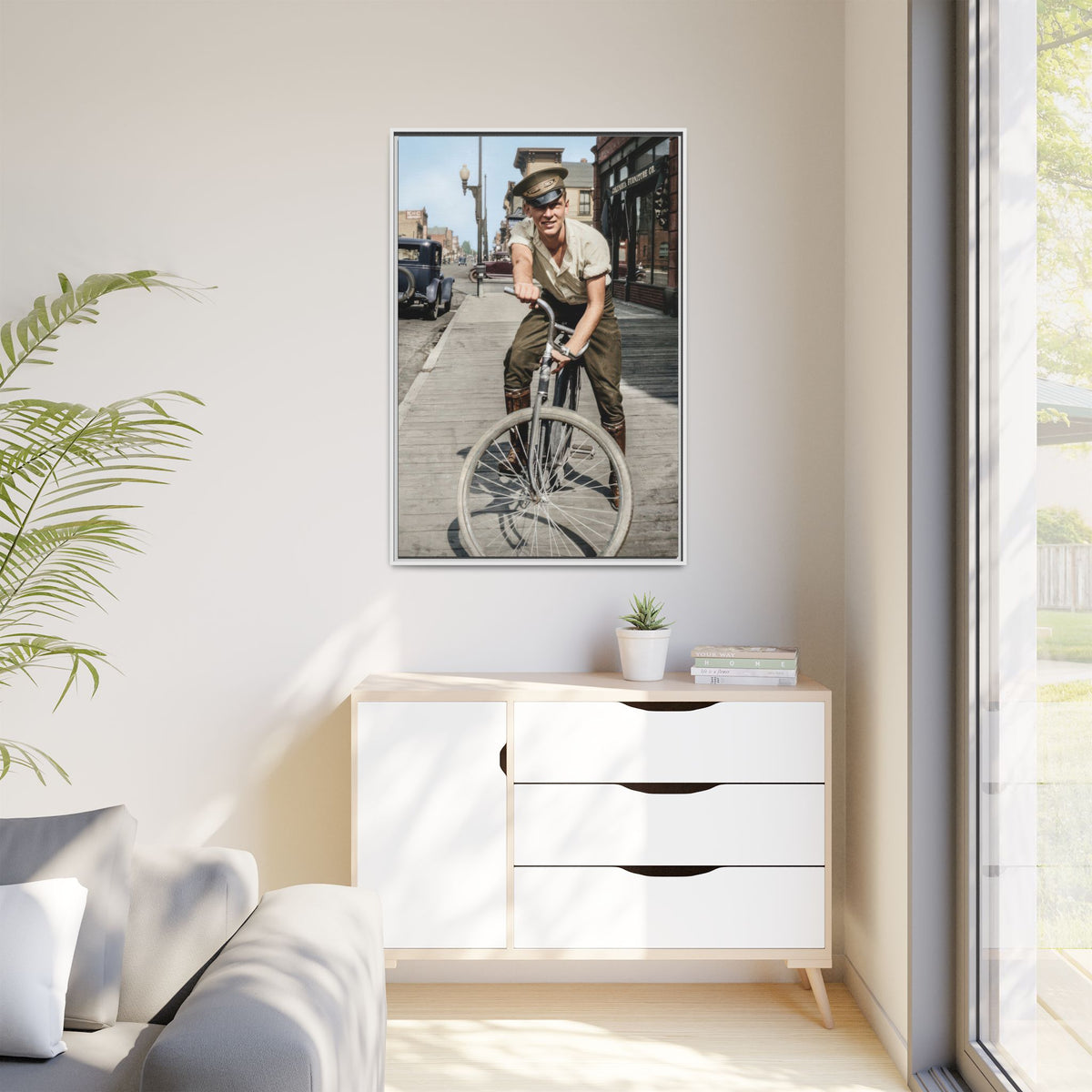 celibataire 007 | Framed Vintage Photo - Matte Canvas