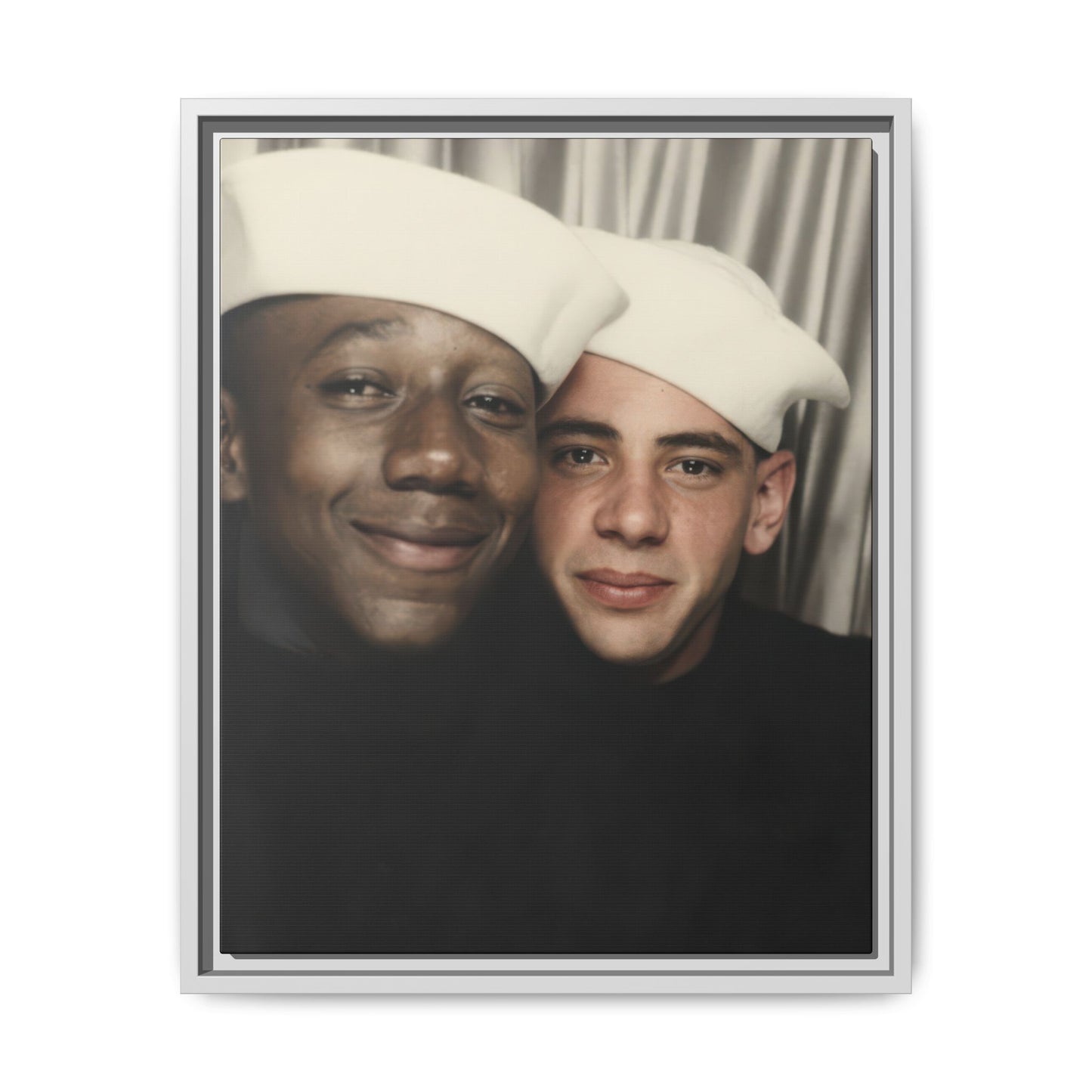 paire 084 | Framed Vintage Photo - Matte Canvas