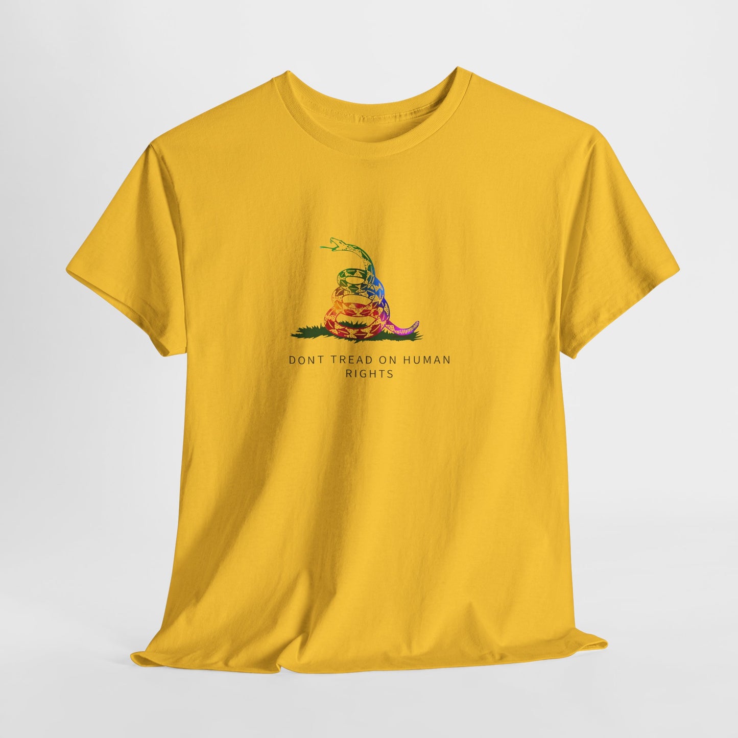 Don't Tread on Human Rights Graphic T-Shirt | Equality Activist Tee
