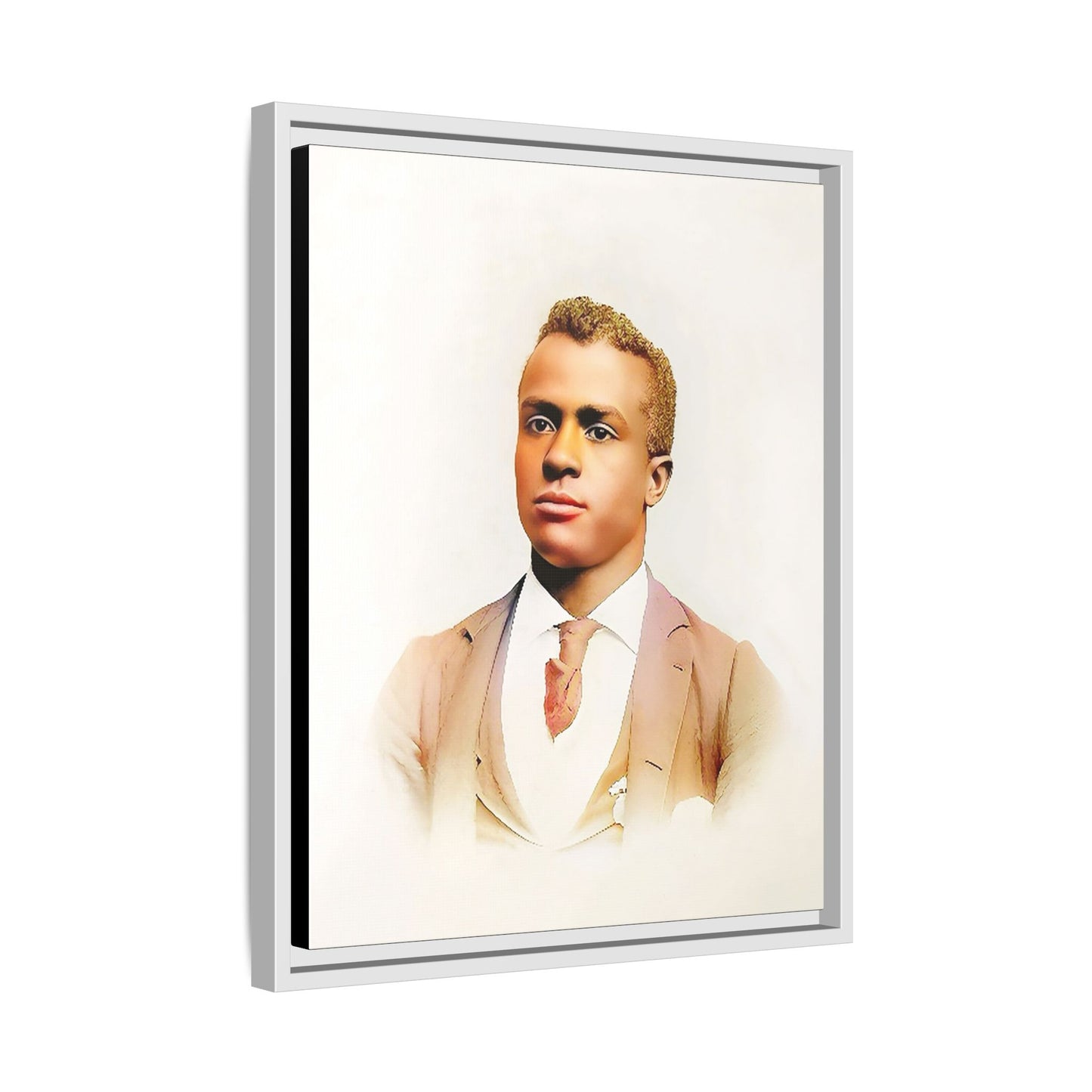 celibataire 027 | Framed Vintage Photo - Matte Canvas