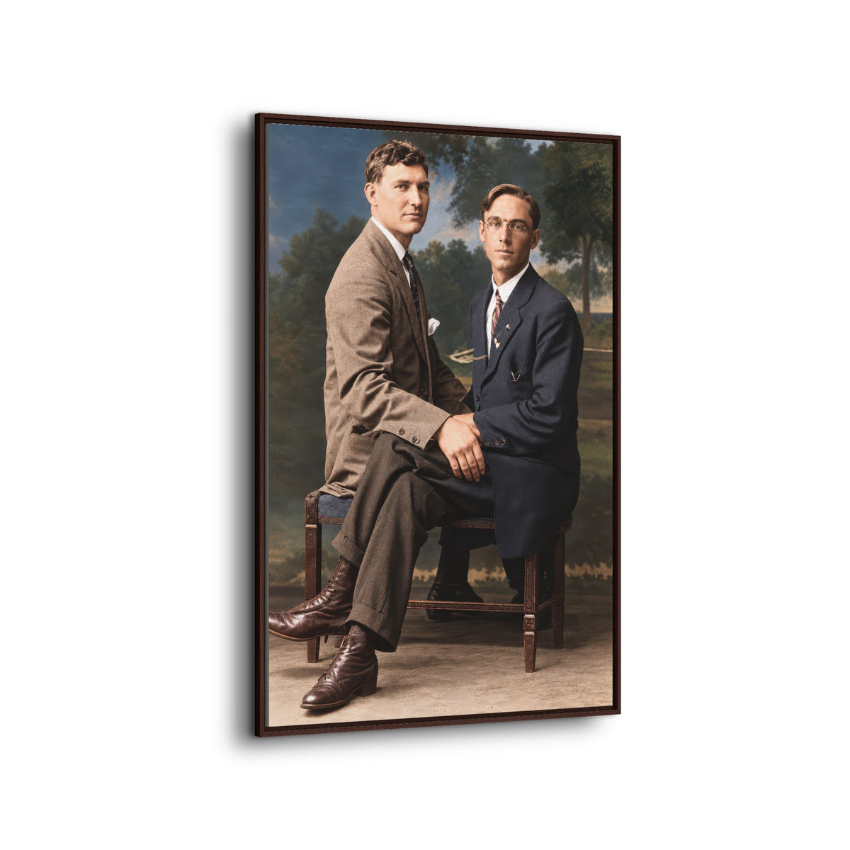 paire 165 | Framed Vintage Photo - Matte Canvas