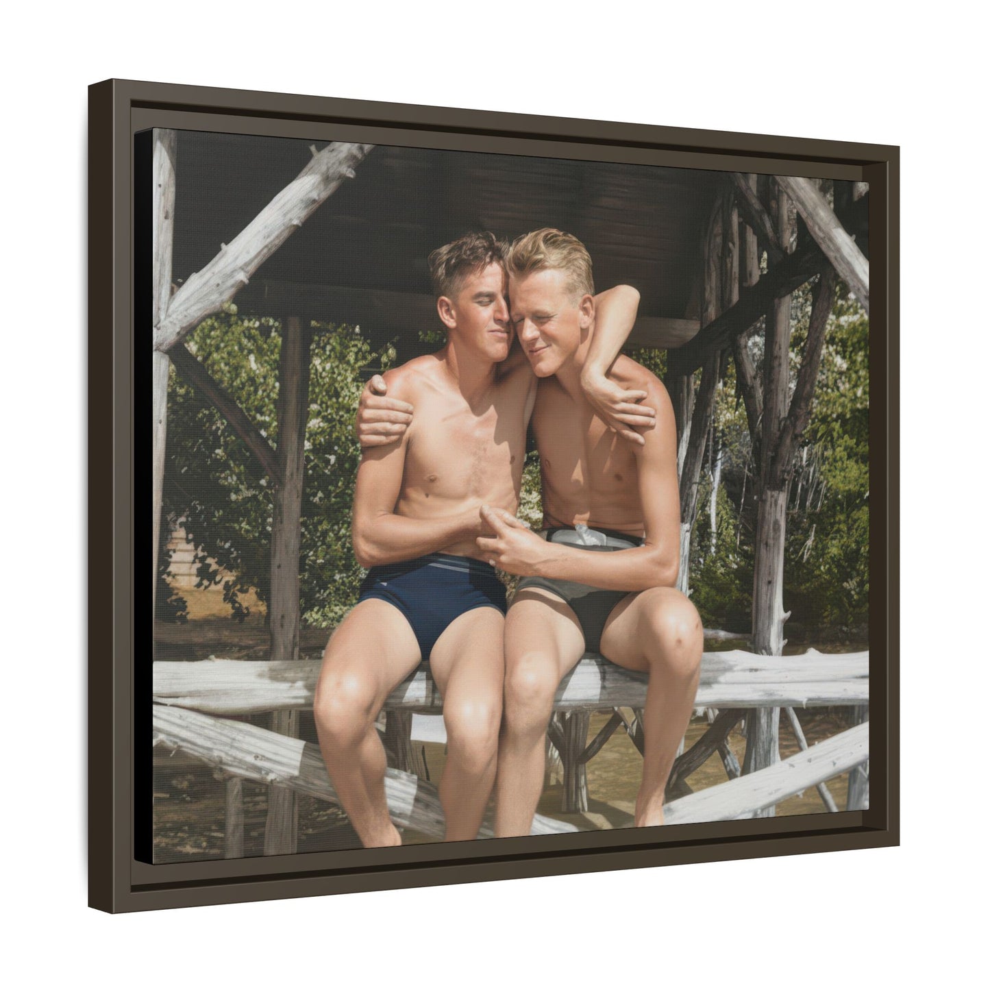 nager 011 | Framed Vintage Photo - Matte Canvas