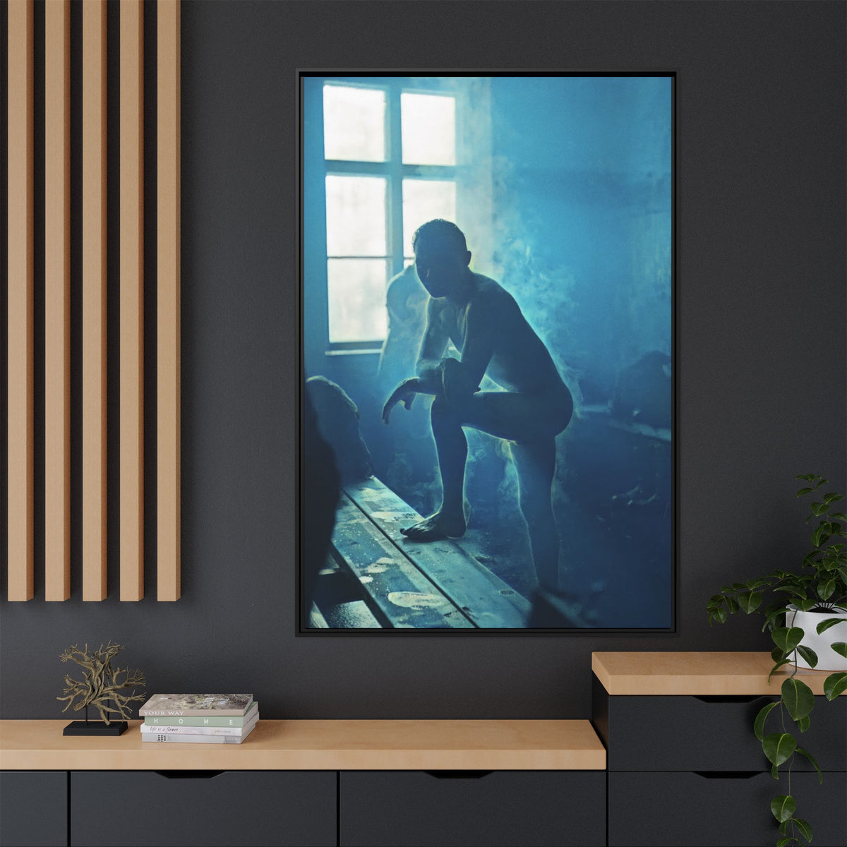 celibataire 044 | Framed Vintage Photo - Matte Canvas