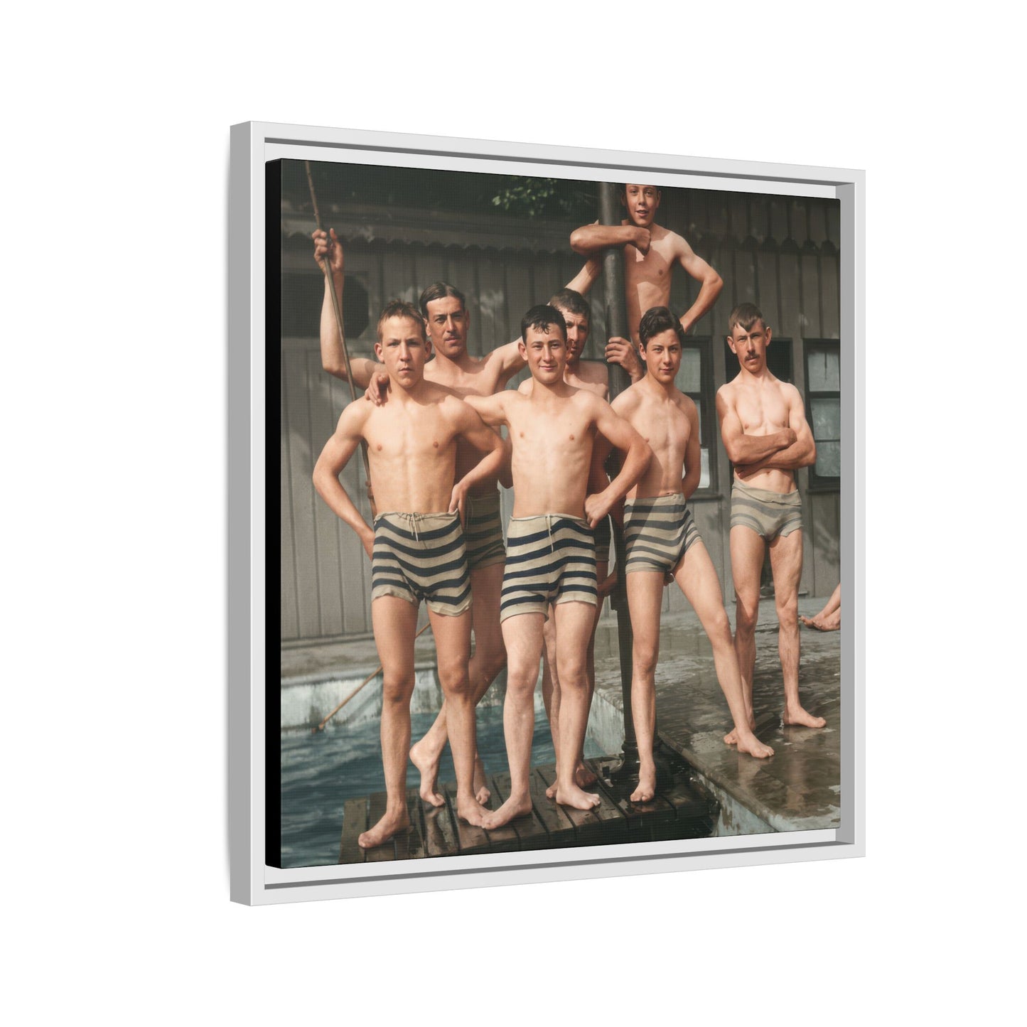 nager 010 | Framed Vintage Photo - Matte Canvas