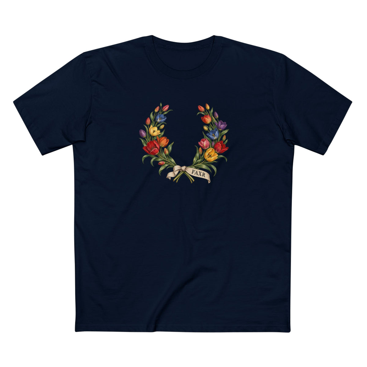 Uzbek Wild Tulip Faxr Pride Laurel Wreath T-Shirt — Becoming