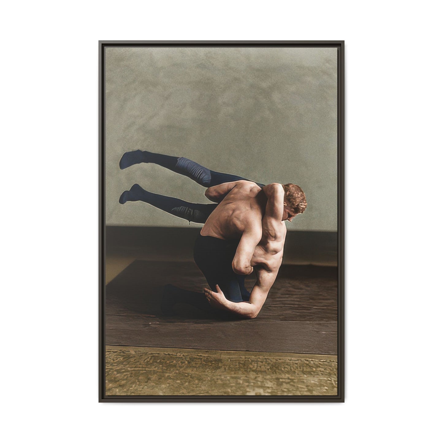 athlétisme 026 | Framed Vintage Photo - Matte Canvas