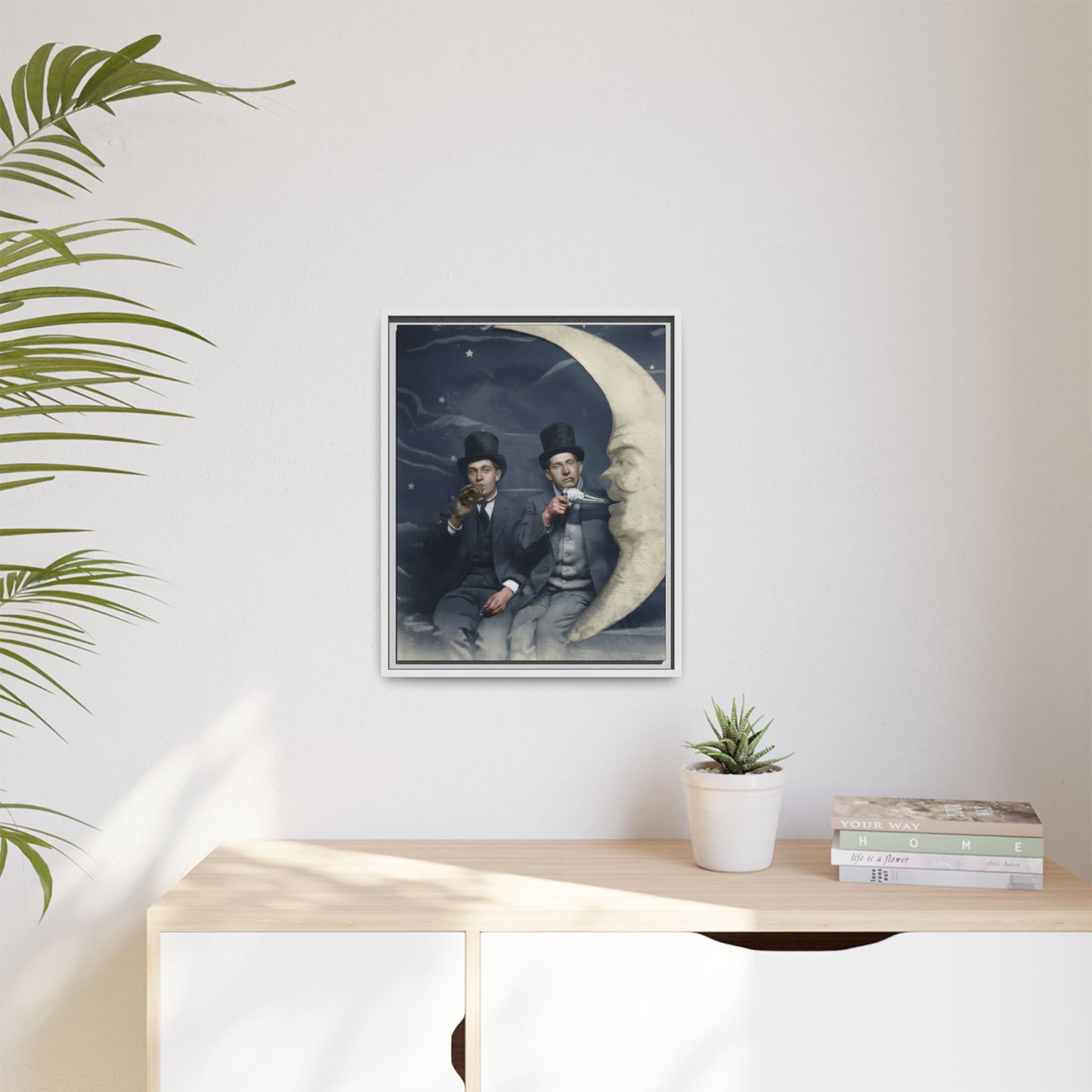 paire 043 | Framed Vintage Photo - Matte Canvas