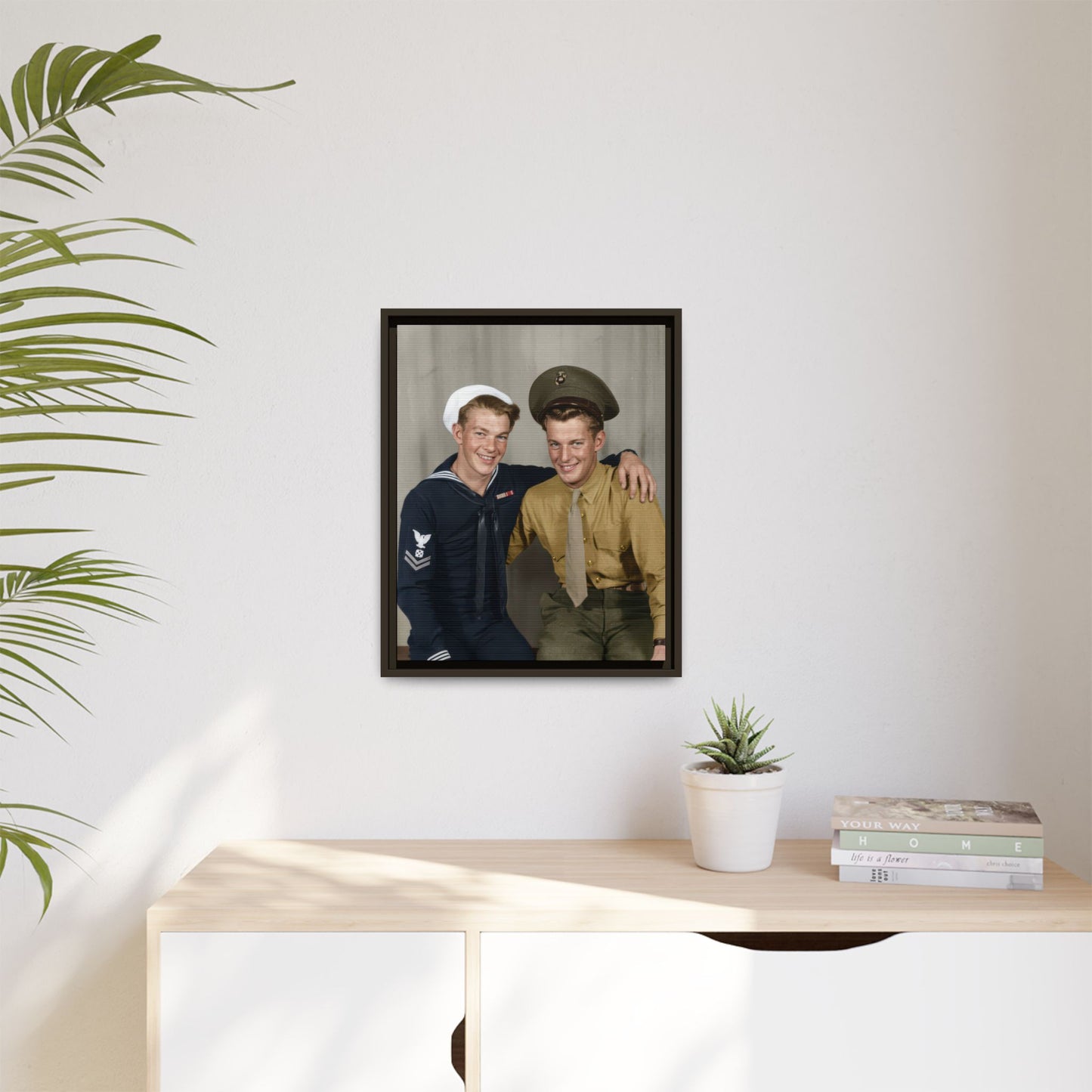 paire 132 | Framed Vintage Photo - Matte Canvas