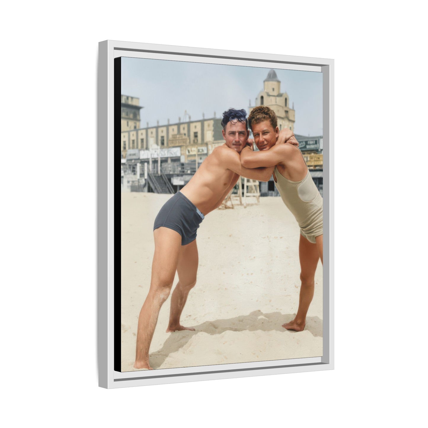nager 014 | Framed Vintage Photo - Matte Canvas