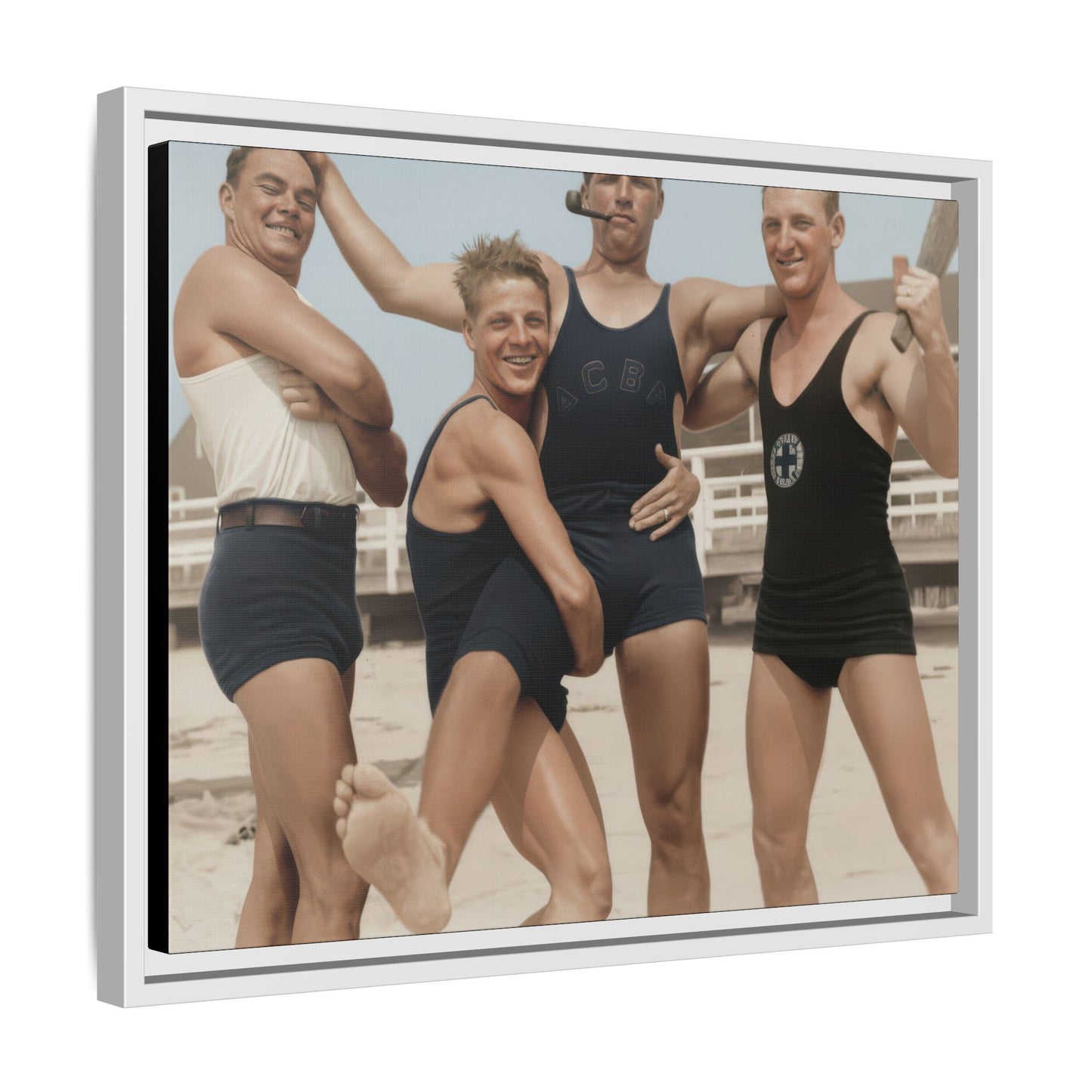 nager 028 | Framed Vintage Photo - Matte Canvas