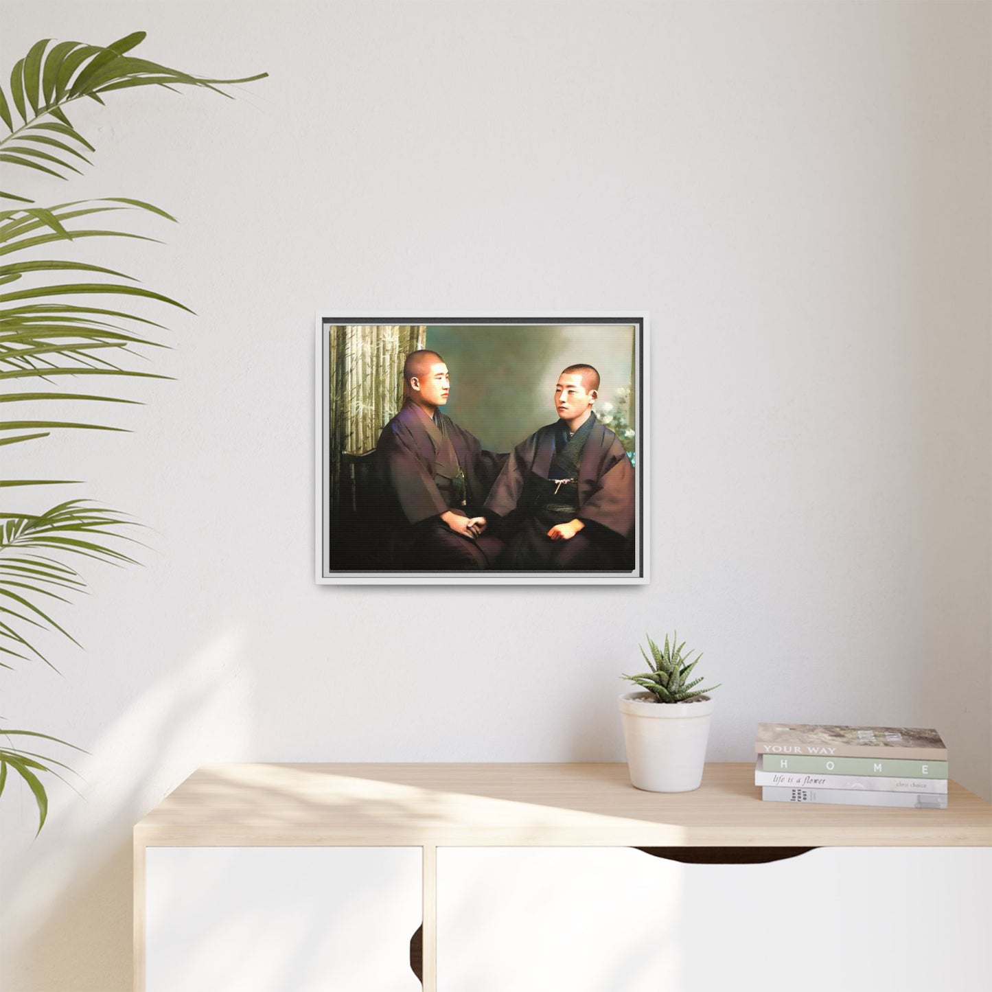 paire 011 | Framed Vintage Photo - Matte Canvas