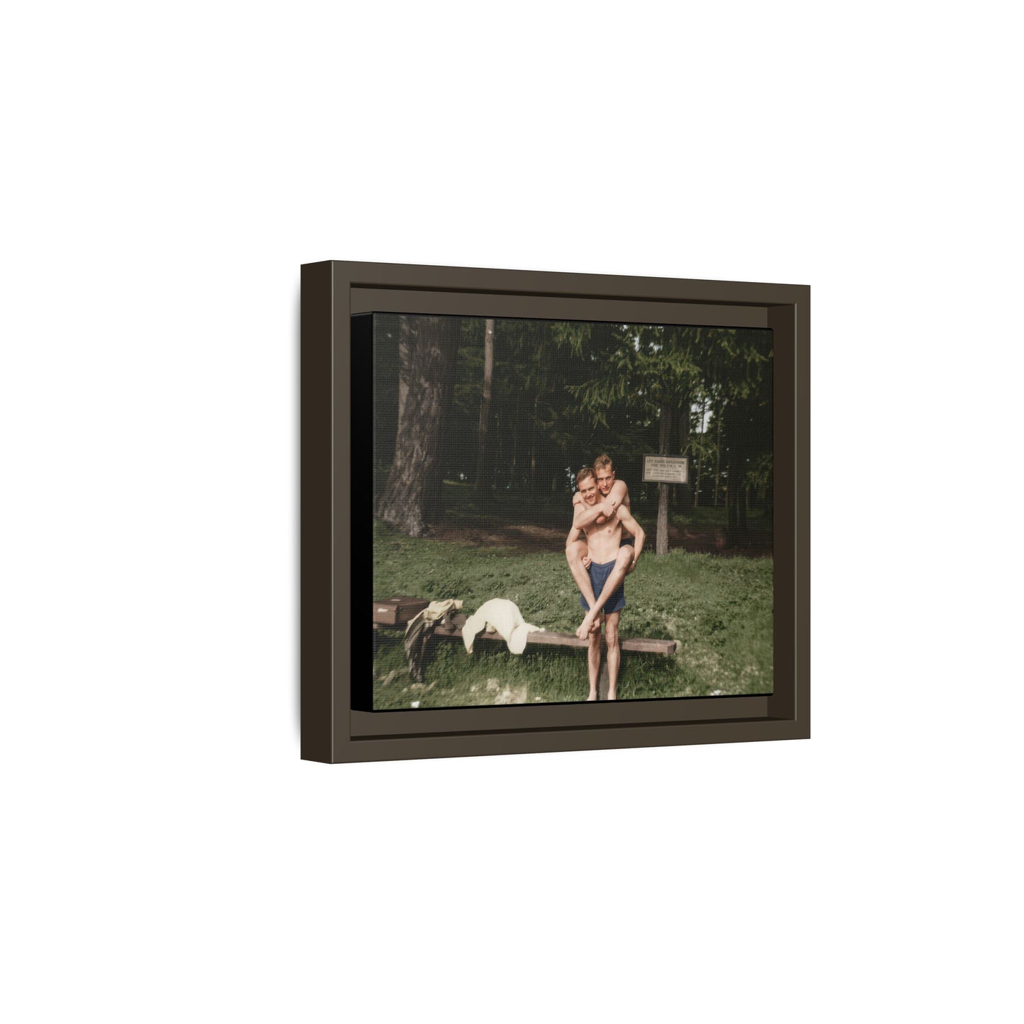 nager 009 | Framed Vintage Photo - Matte Canvas