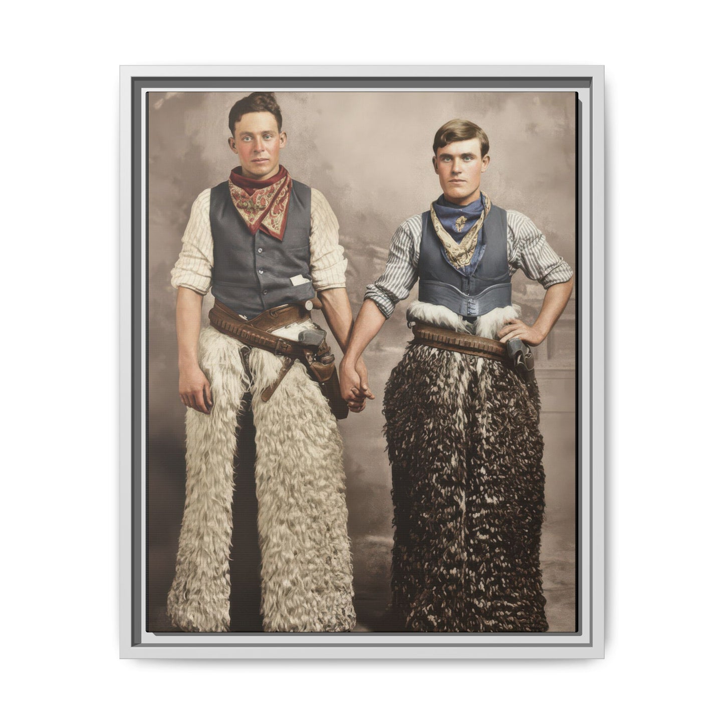 paire 126 | Framed Vintage Photo - Matte Canvas