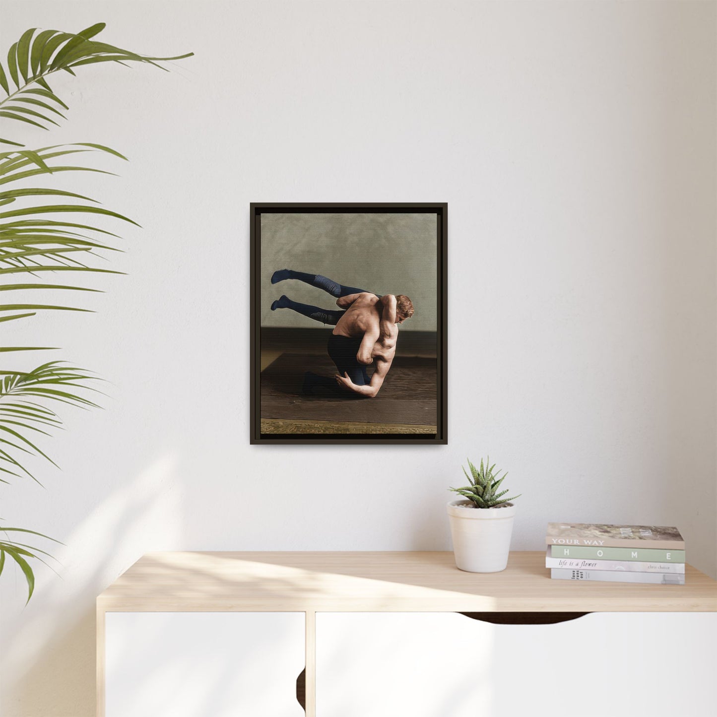 athlétisme 026 | Framed Vintage Photo - Matte Canvas