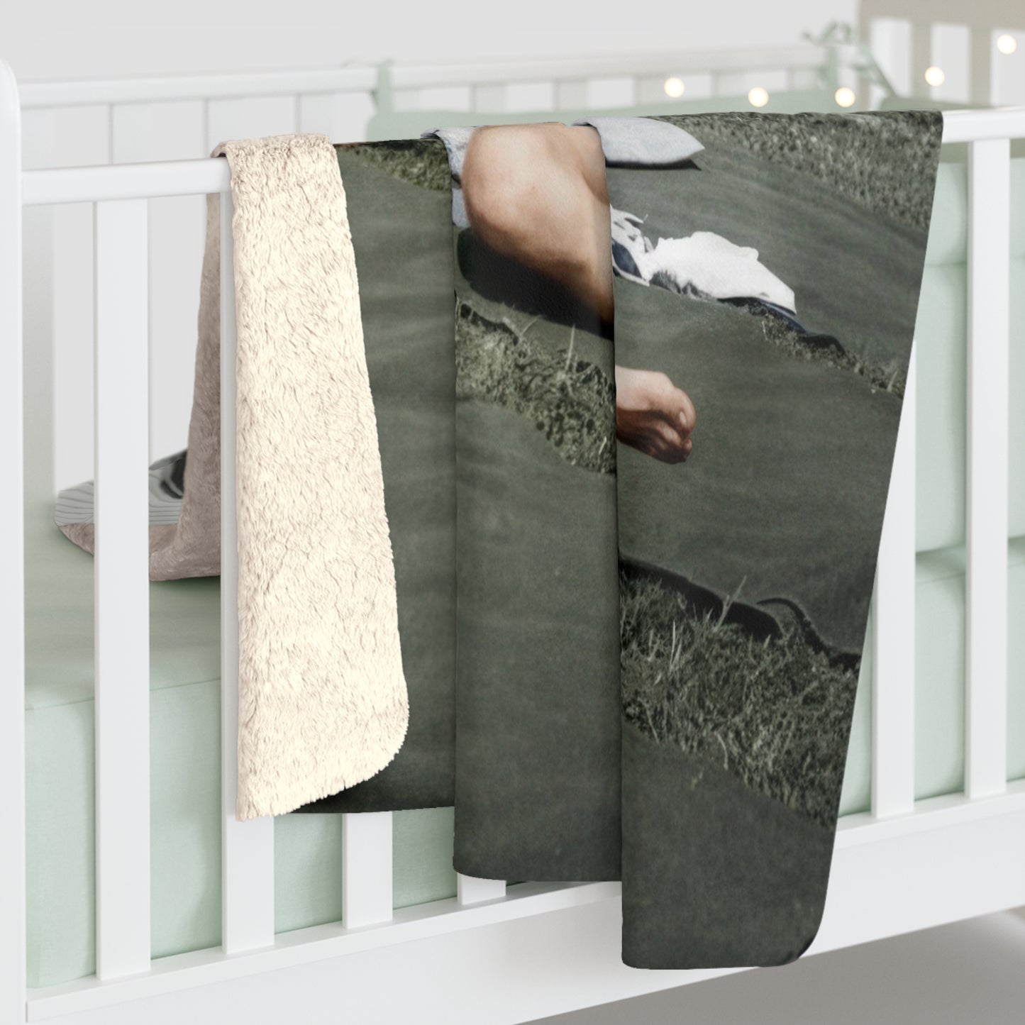 Heirloom Sherpa Blanket – paire 038 Premium fleece throw · 50x60, 60x80